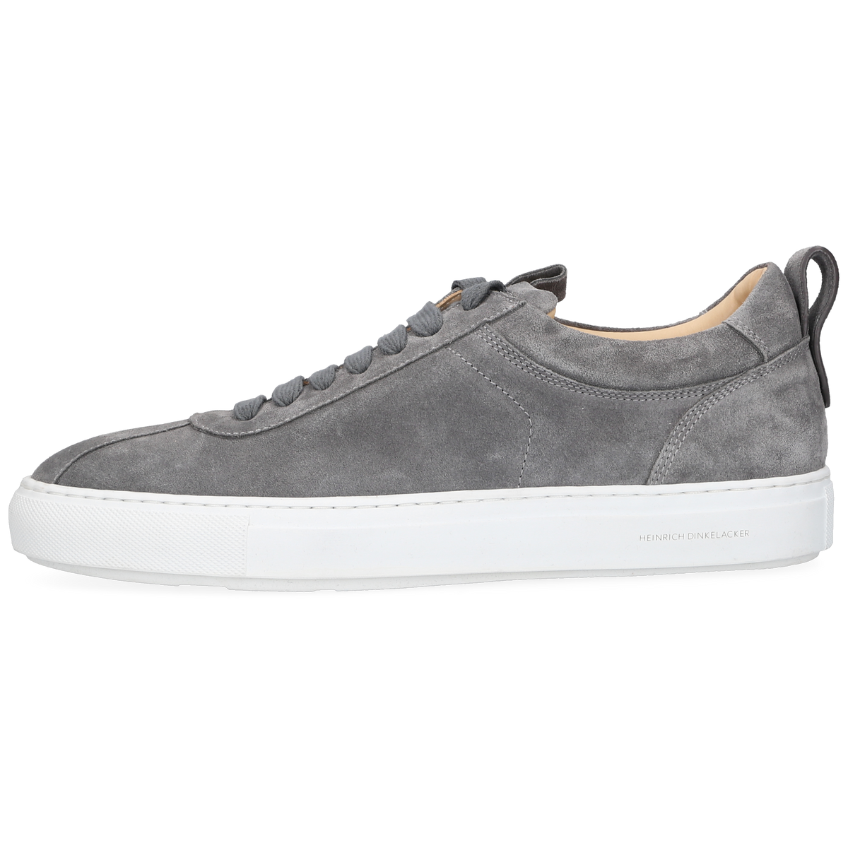 Heinrich Dinkelacker Men's Sneaker Turin Plain Grey