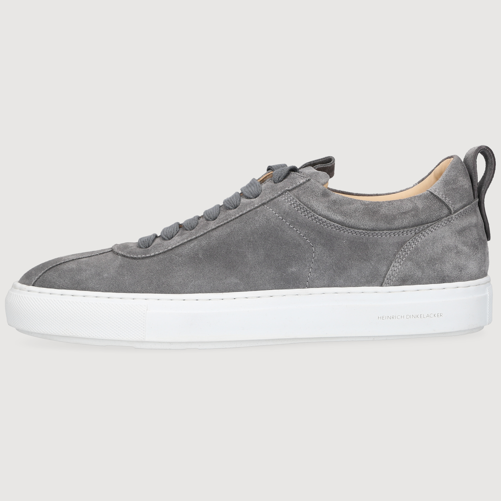 Heinrich Dinkelacker Herren Sneaker Turin Plain Grau