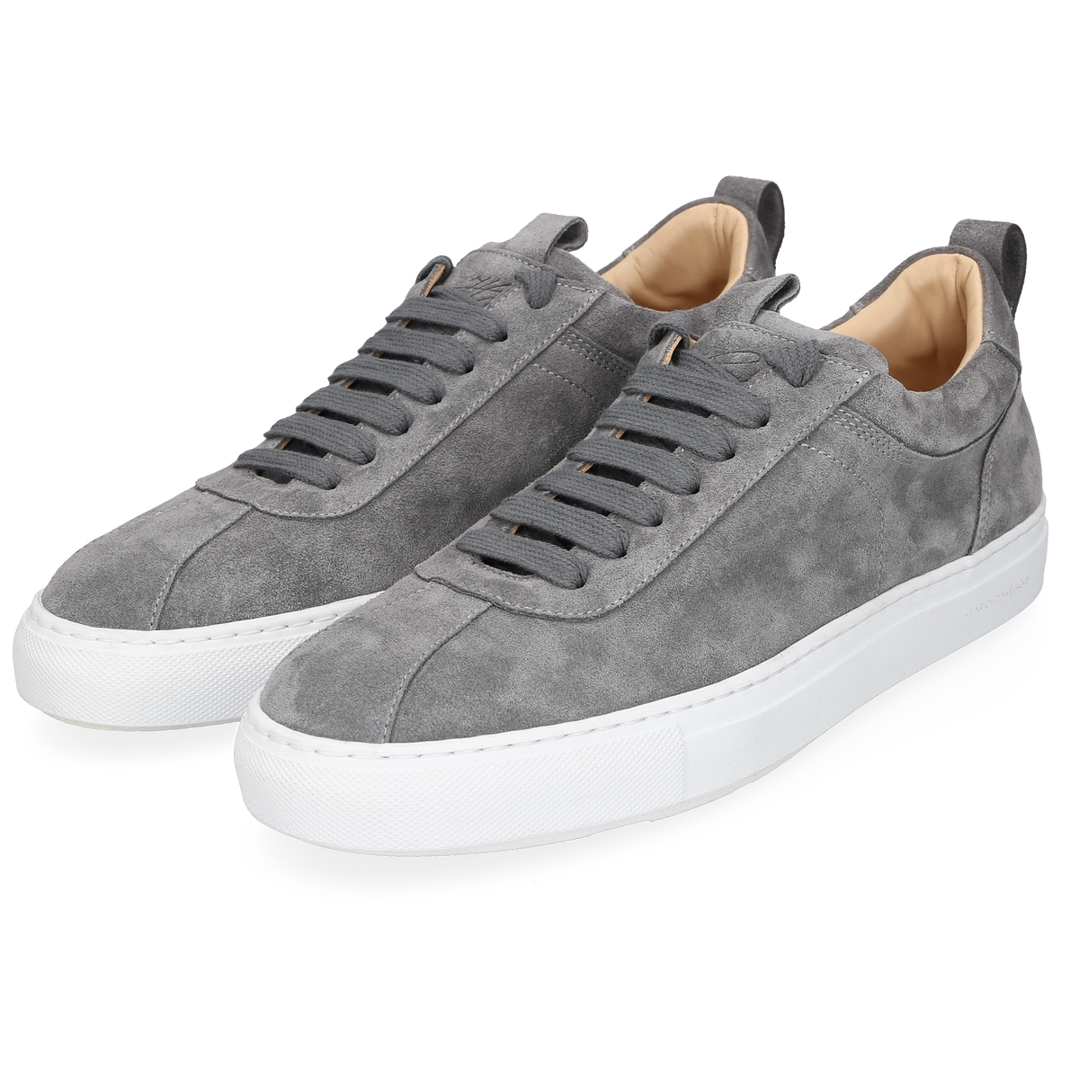 Heinrich Dinkelacker Men's Sneaker Turin Plain Grey