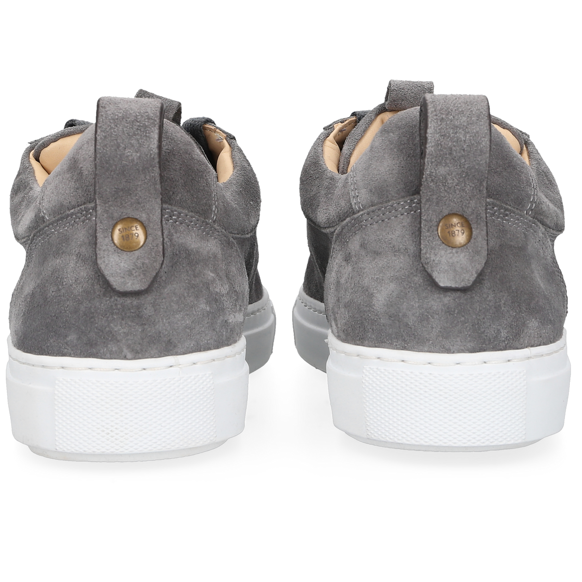 Heinrich Dinkelacker Men's Sneaker Turin Plain Grey