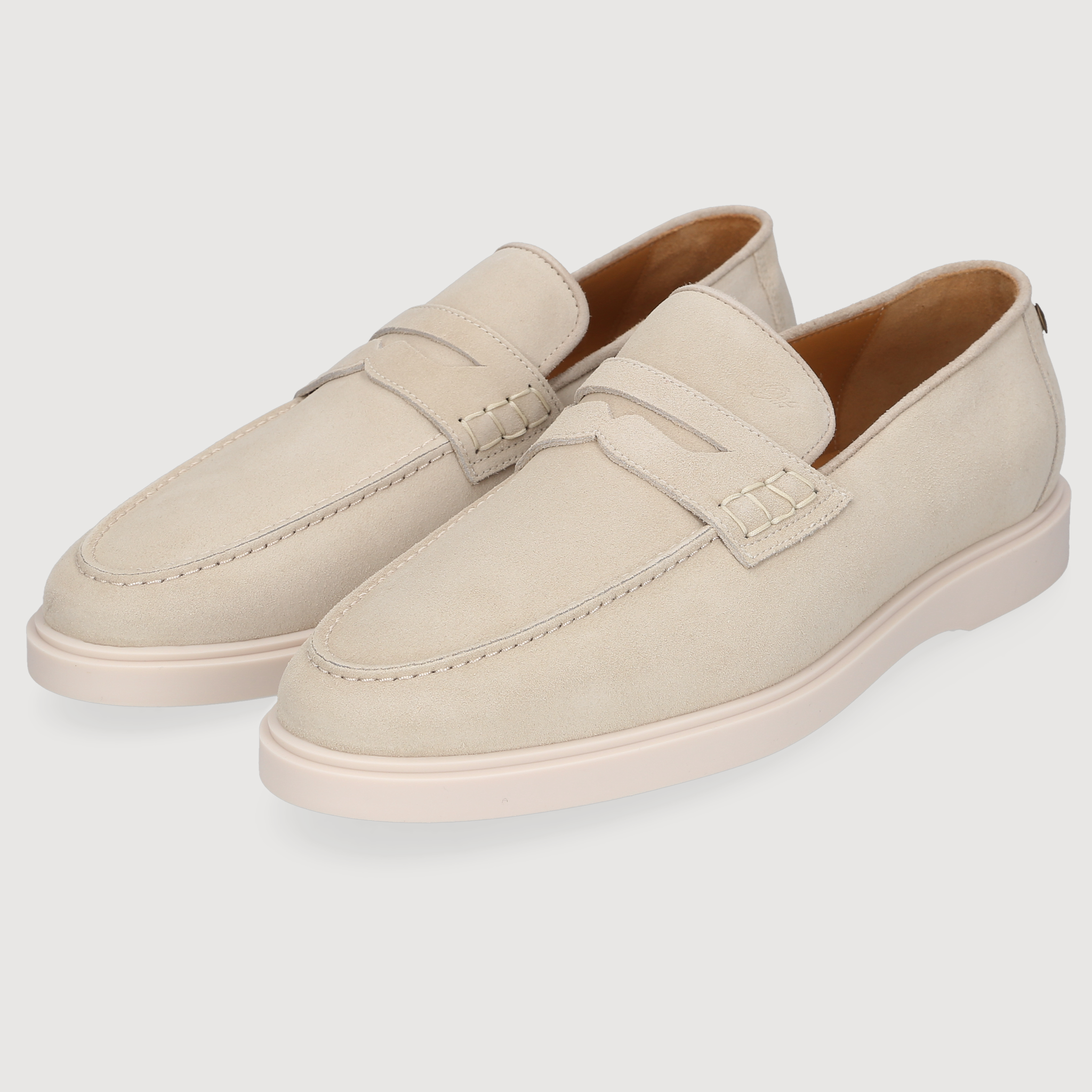 Heinrich Dinkelacker Men's Genua Penny Loafer V - Beige