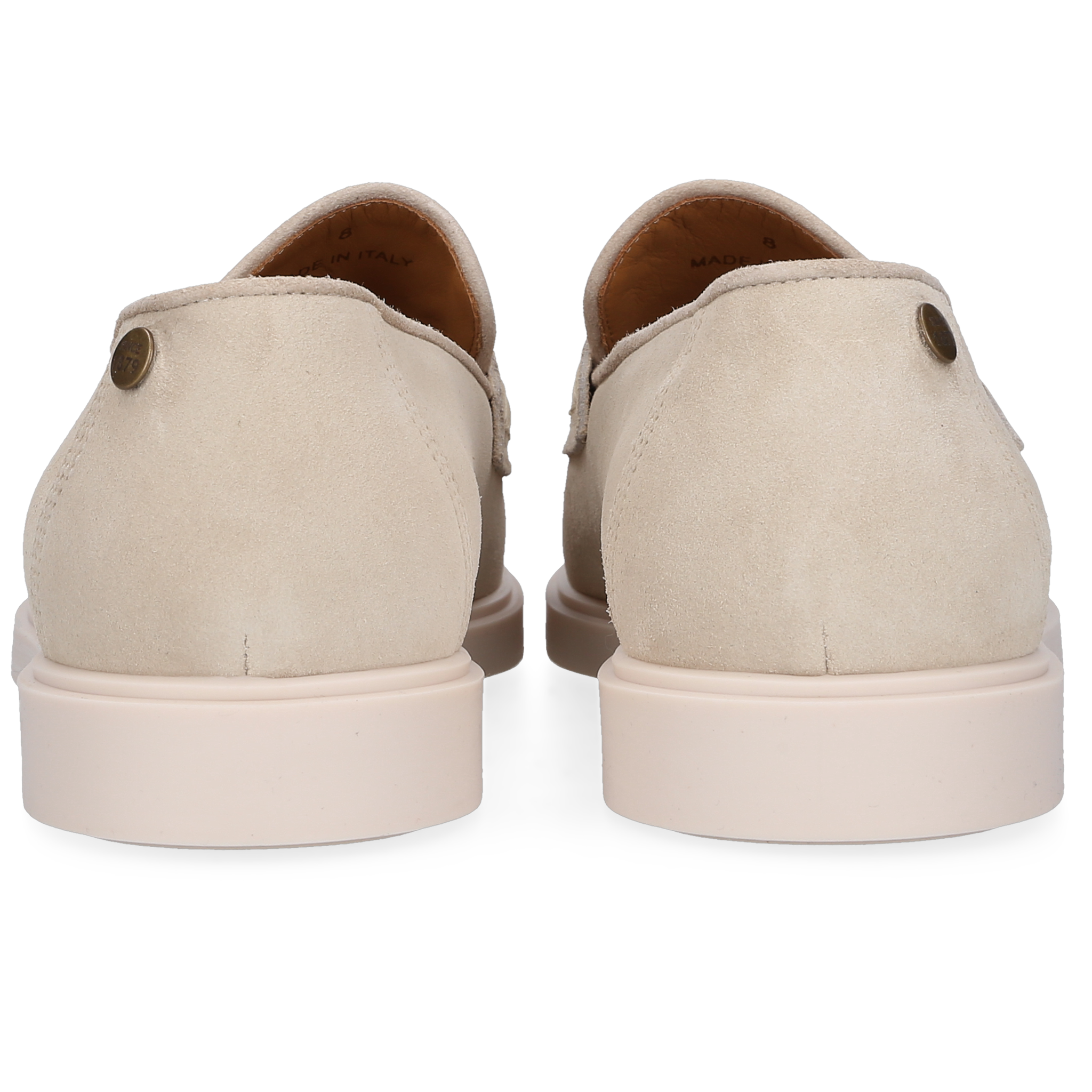 Heinrich Dinkelacker Herren Genua Penny Loafer V - Beige