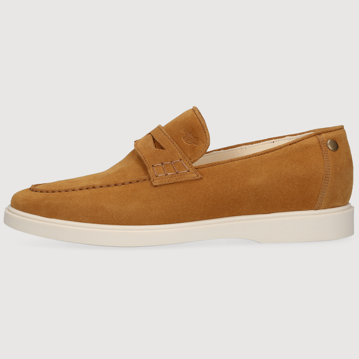Heinrich Dinkelacker Herren Loafer Genua Penny Braun