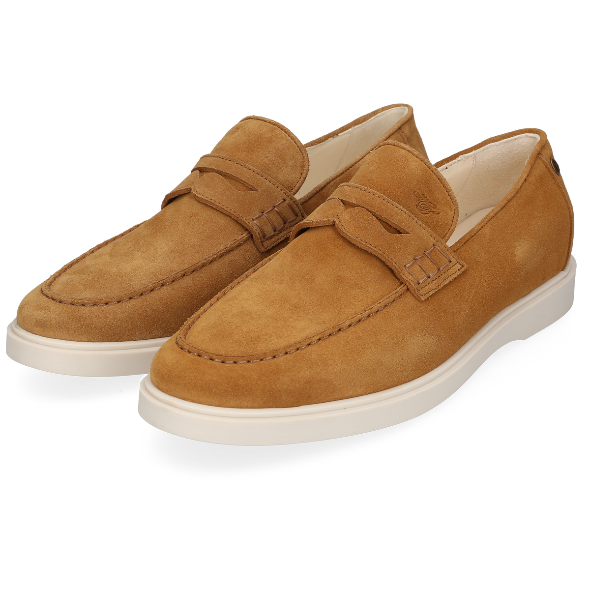 Heinrich Dinkelacker Herren Loafer Genua Penny Braun