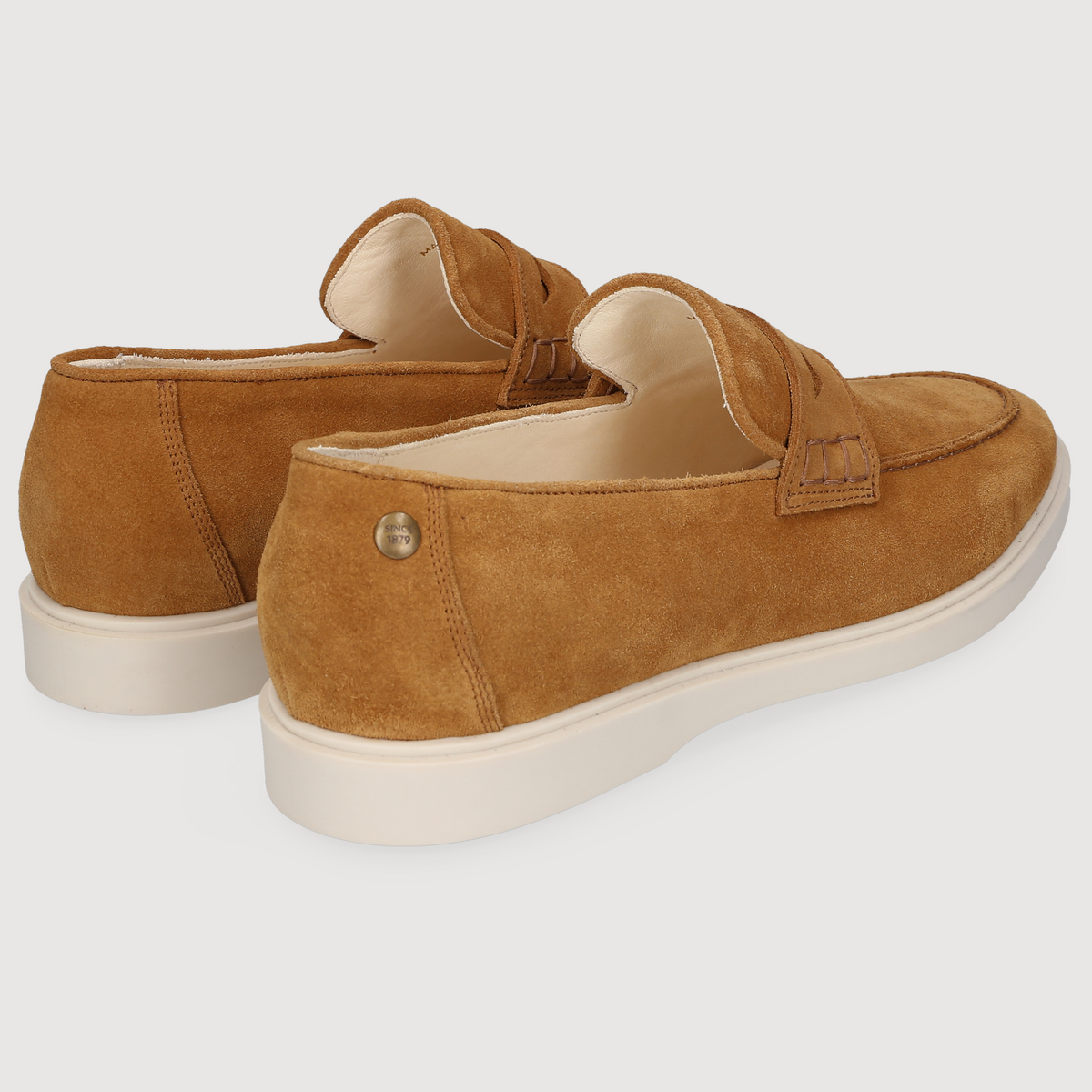 Heinrich Dinkelacker Herren Loafer Genua Penny Braun