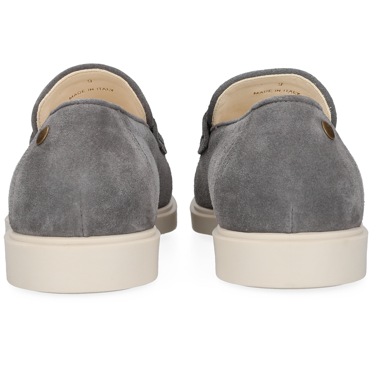 Heinrich Dinkelacker Men's Loafer Genua Penny Grey