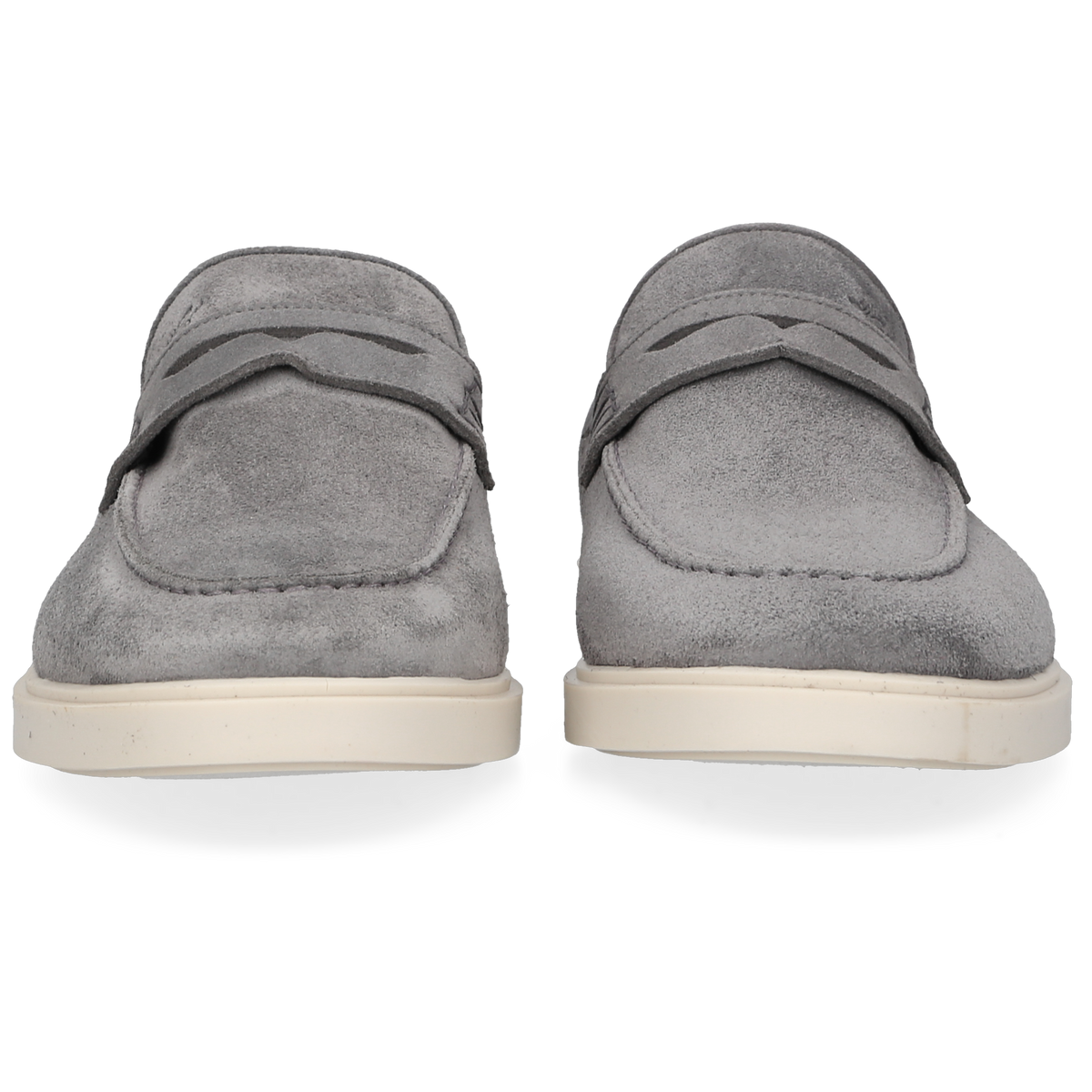 Heinrich Dinkelacker Men's Loafer Genua Penny Grey