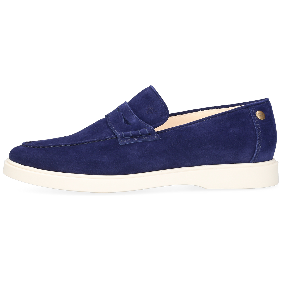 Heinrich Dinkelacker Men's Loafer Genua Penny Blue