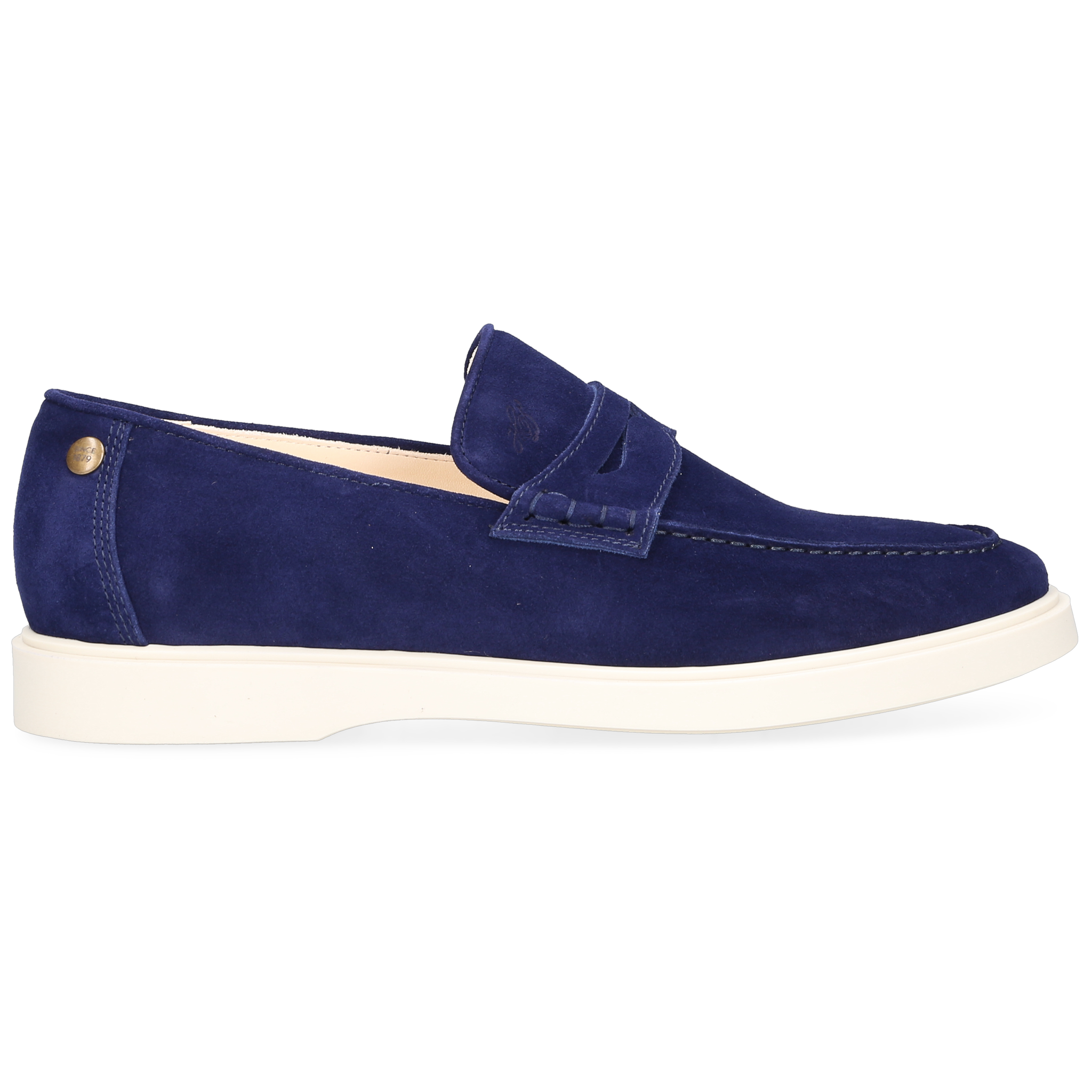 Heinrich Dinkelacker Herren Loafer Genua Penny Blau