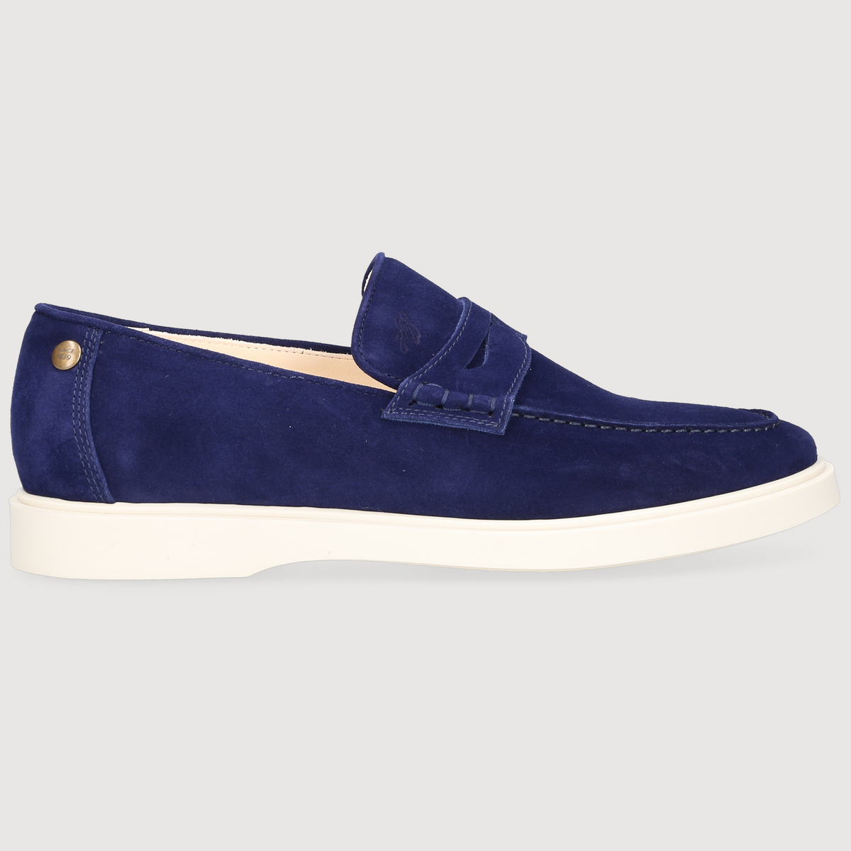 Heinrich Dinkelacker Men's Loafer Genua Penny Blue
