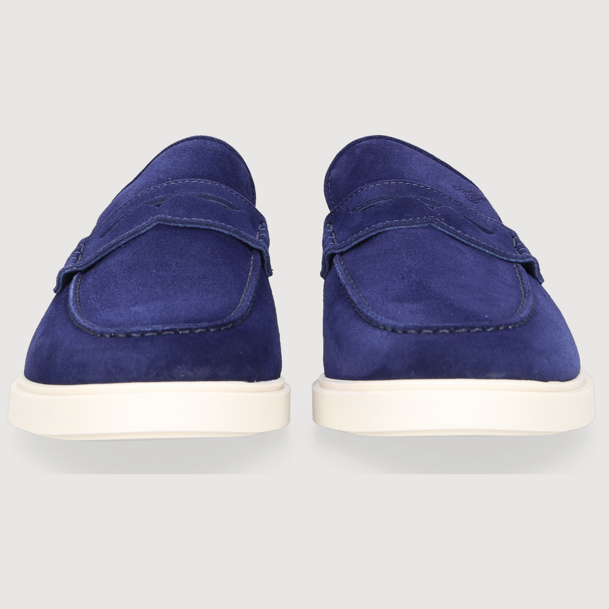 Heinrich Dinkelacker Herren Loafer Genua Penny Blau