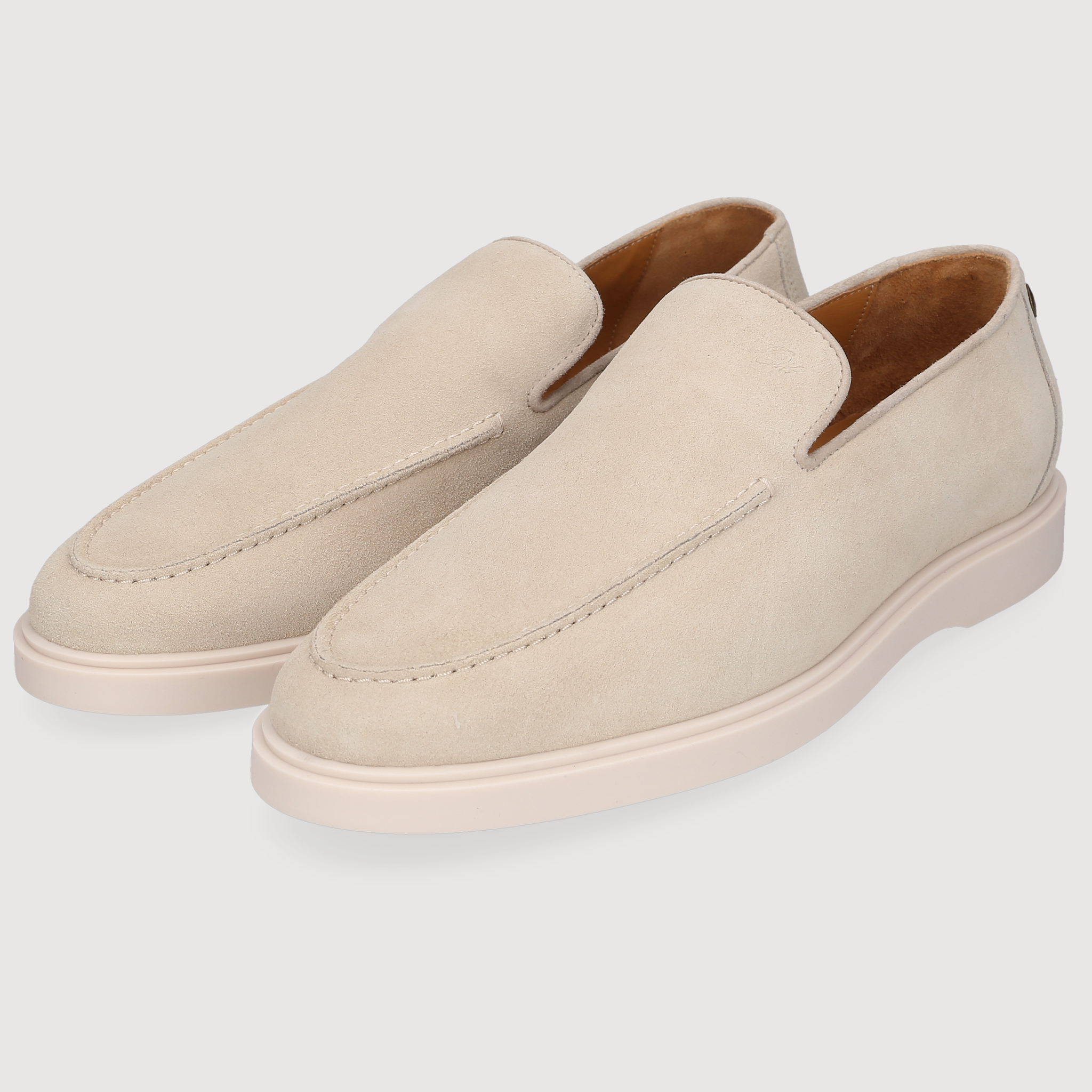 Heinrich Dinkelacker Herren Loafer Genua Plain Loafer V - Beige