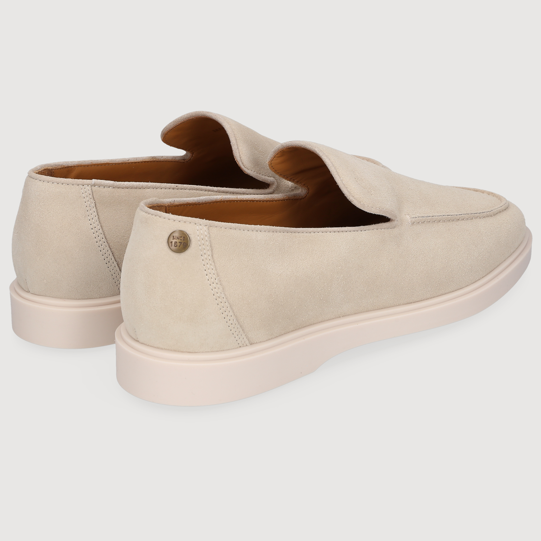 Heinrich Dinkelacker Herren Loafer Genua Plain Loafer V - Beige