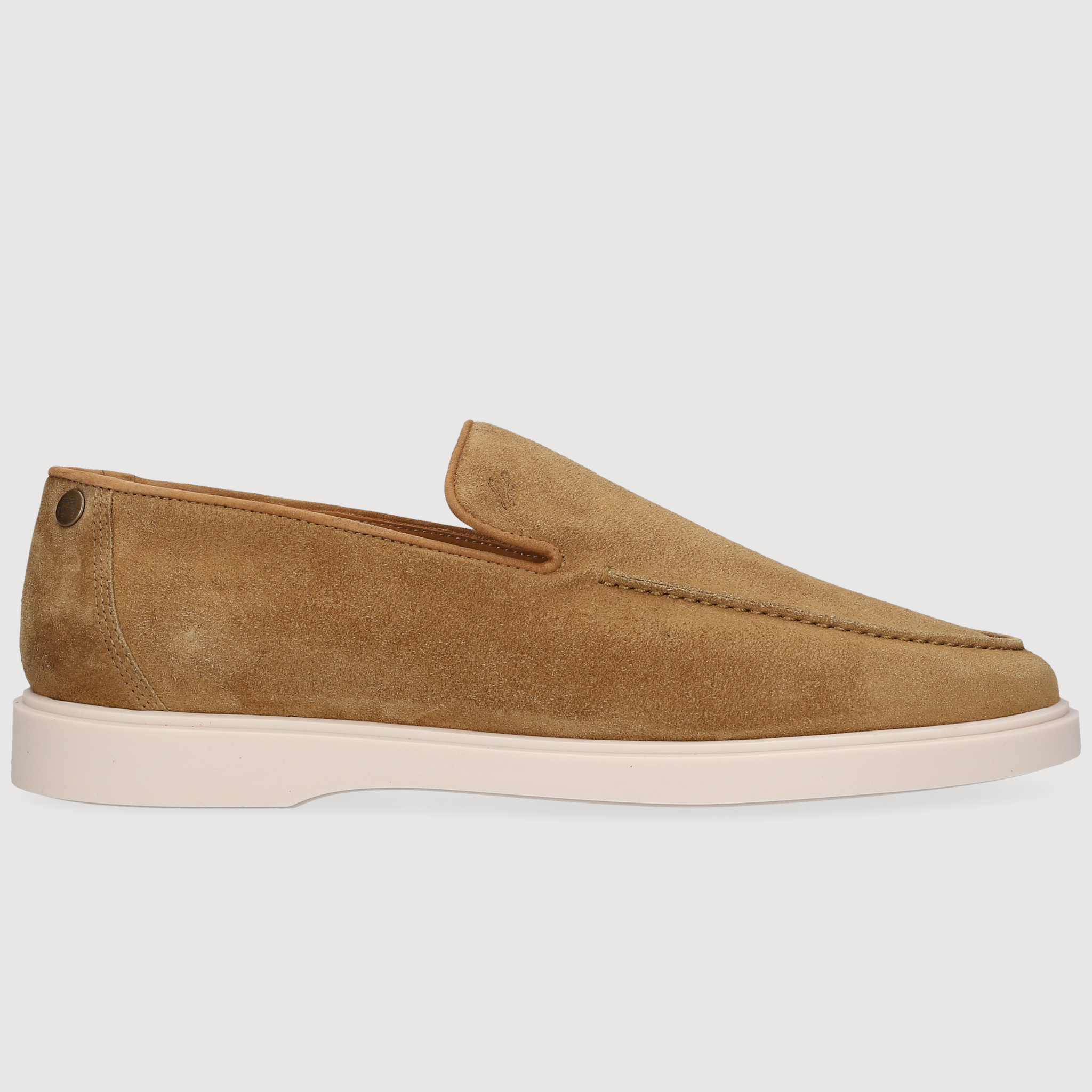 Heinrich Dinkelacker Herren Loafer Genua Plain Loafer V - Hellbraun