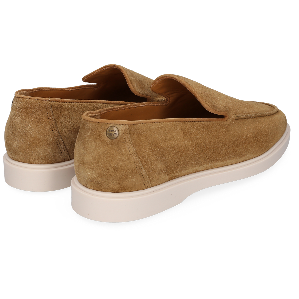 Heinrich Dinkelacker Herren Loafer Genua Plain Loafer V - Hellbraun