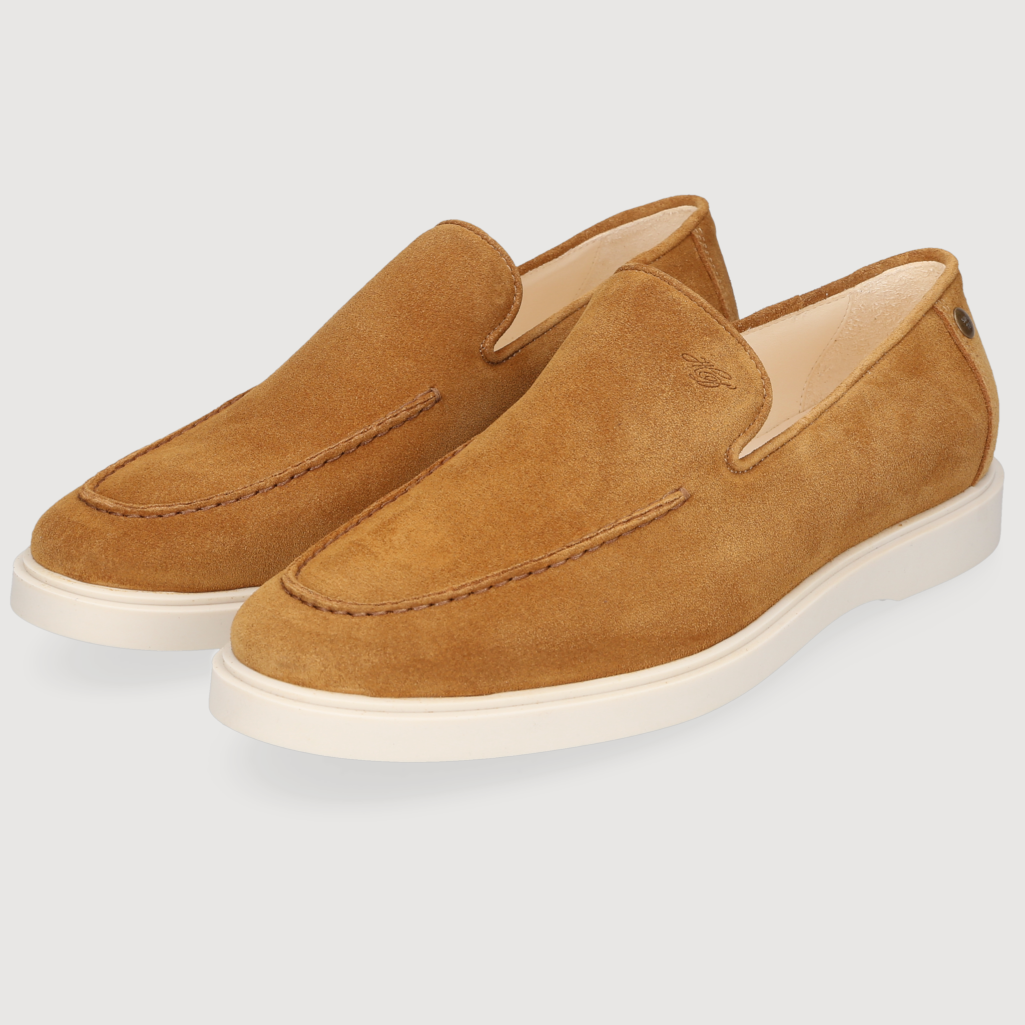 Heinrich Dinkelacker Men's Loafer Genua Plain Brown