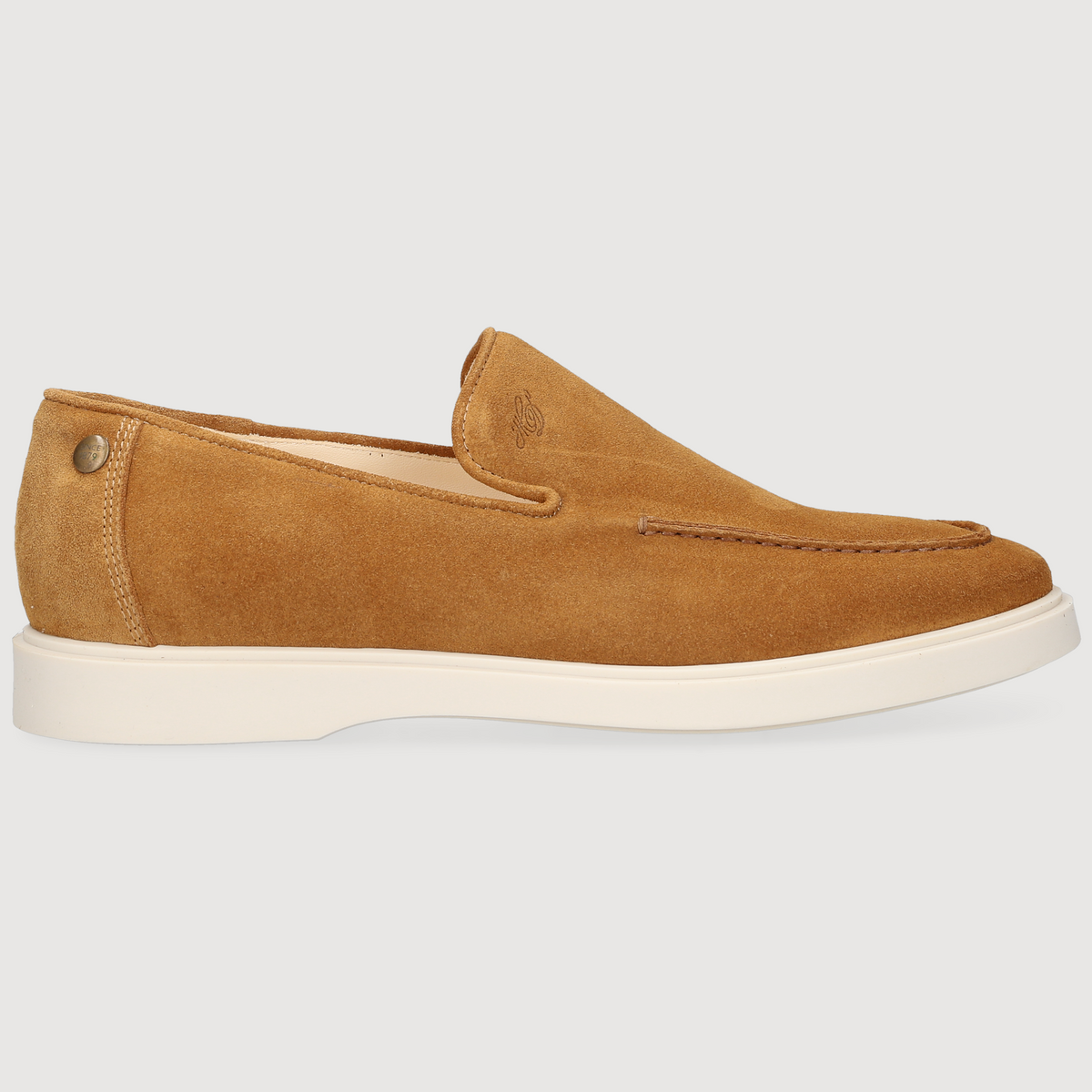 Heinrich Dinkelacker Men's Loafer Genua Plain Brown