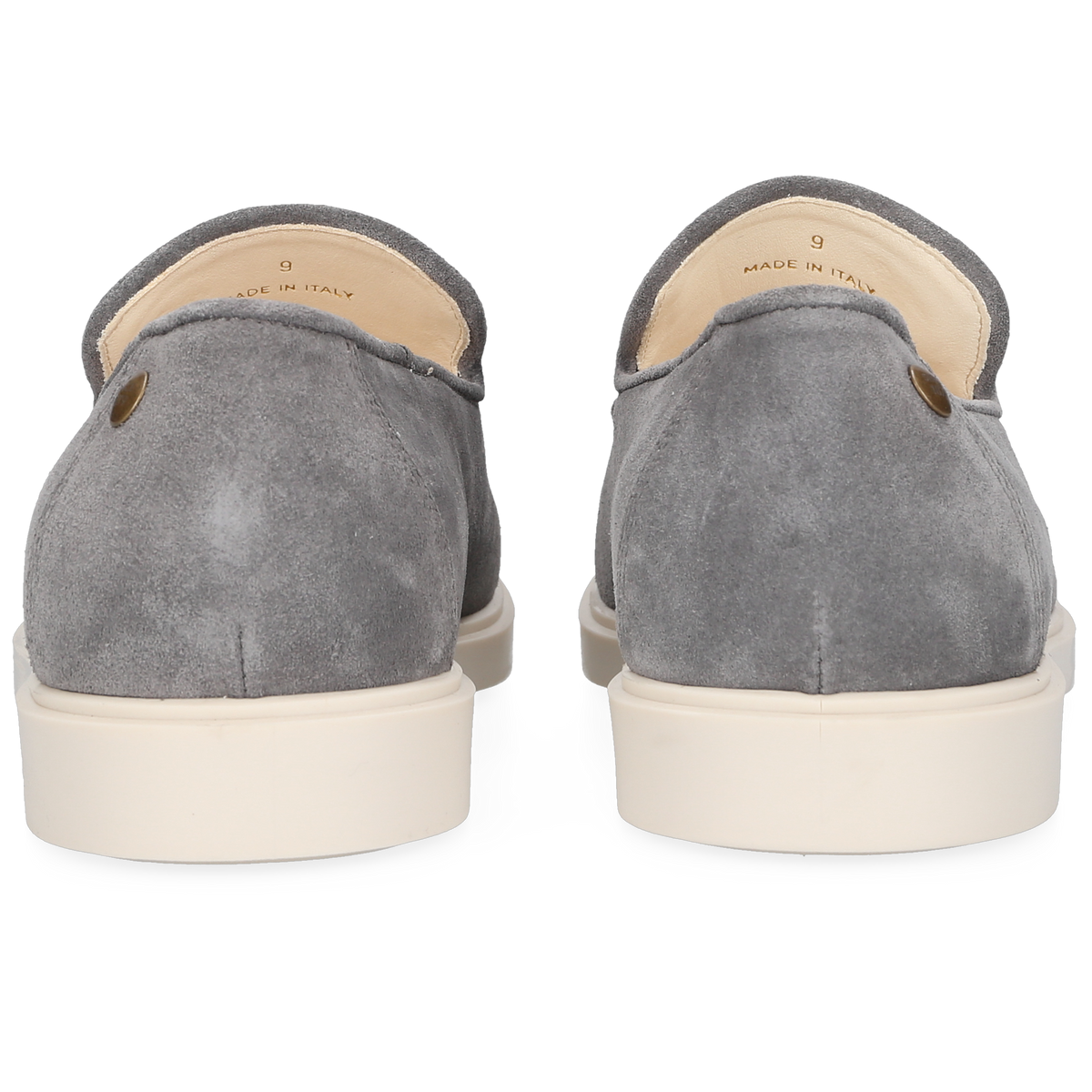 Heinrich Dinkelacker Herren Loafer Genua Plain Grau