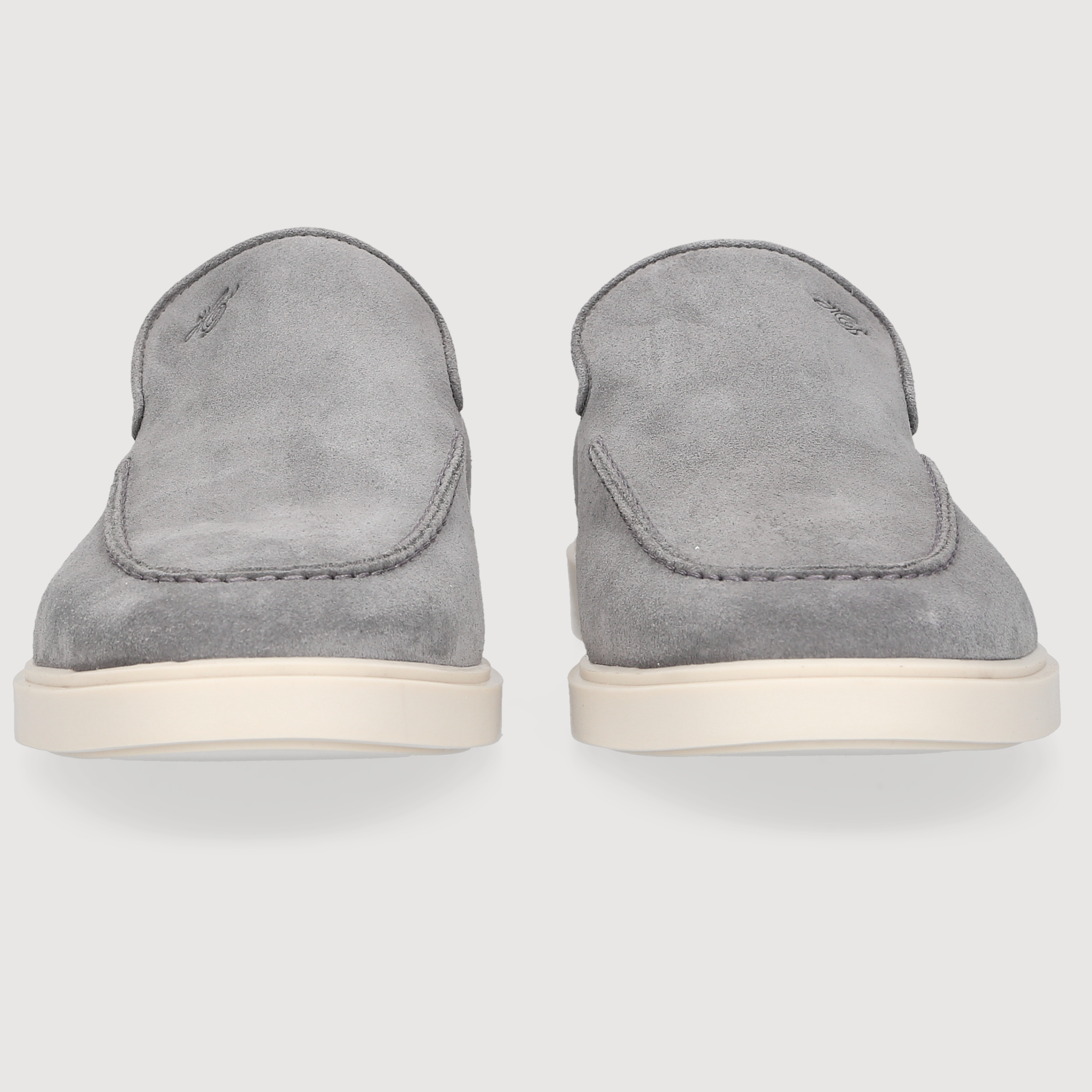Heinrich Dinkelacker Herren Loafer Genua Plain Grau