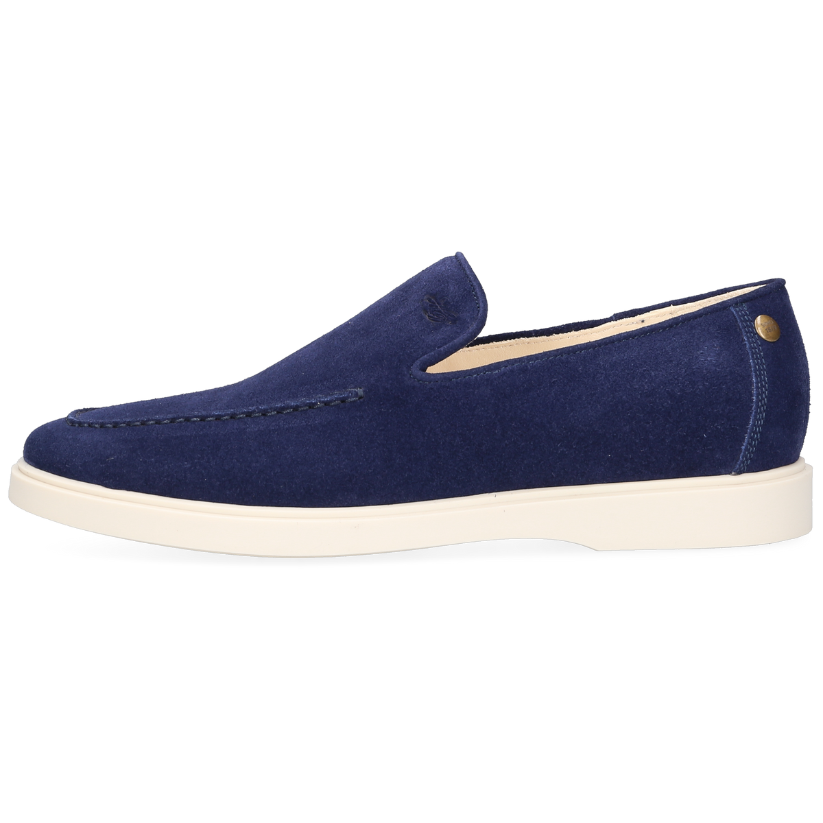 Heinrich Dinkelacker Men's Loafer Genua Plain Blue