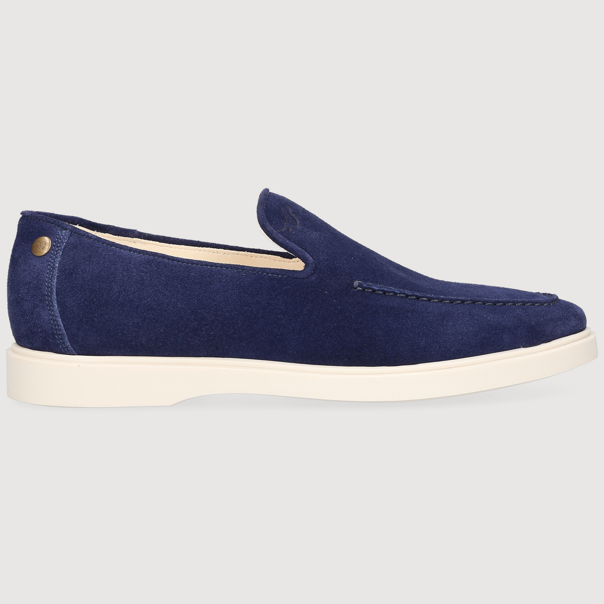 Heinrich Dinkelacker Men's Loafer Genua Plain Blue