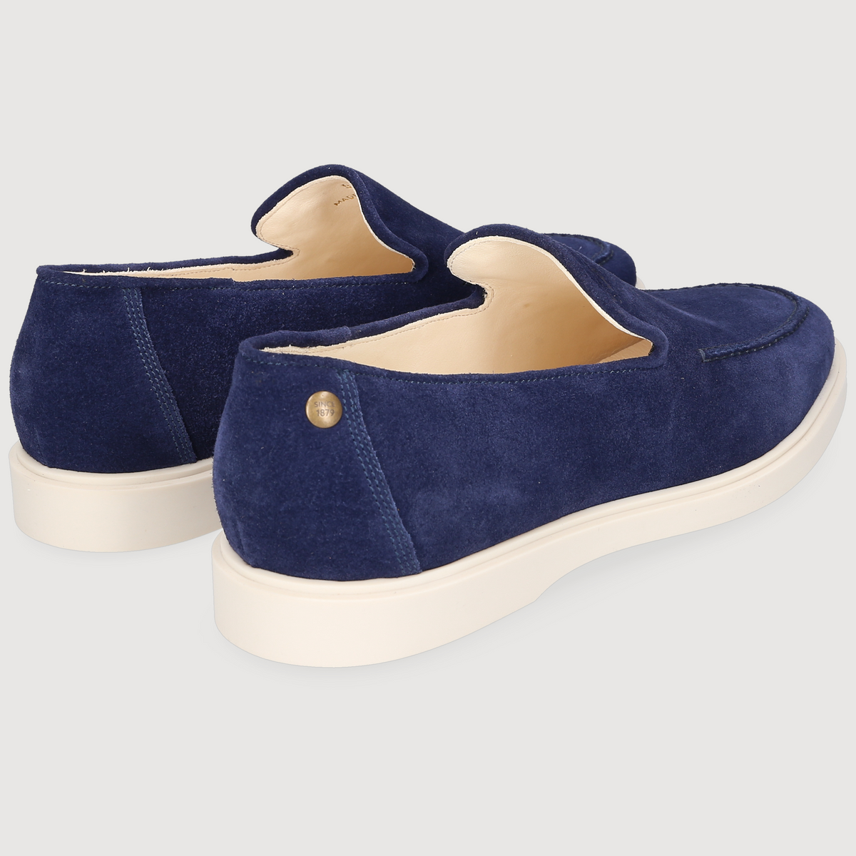 Heinrich Dinkelacker Herren Loafer Genua Plain Blau