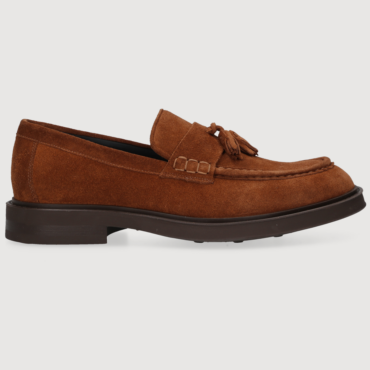 Heinrich Dinkelacker Herren Loafer Florenz Tassel Braun