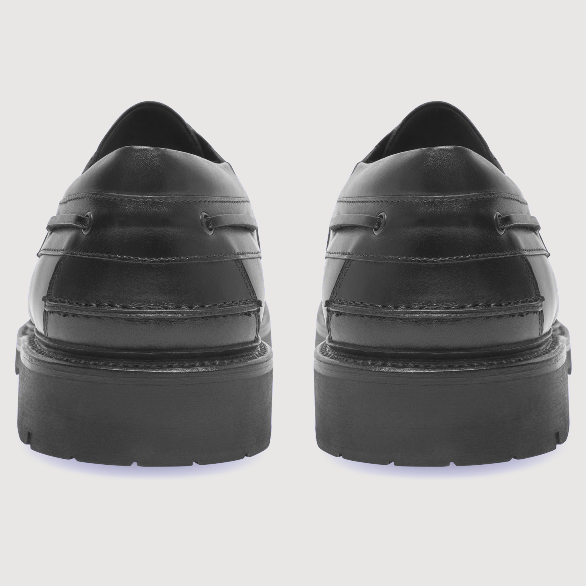 Heinrich Dinkelacker Herren Bootsschuh Miami Plain BC - Schwarz