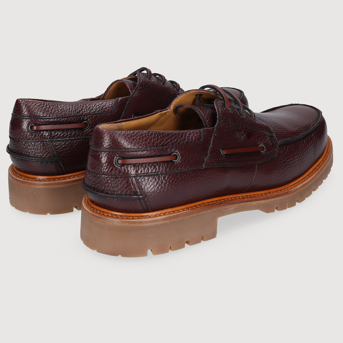 Heinrich Dinkelacker Herren Bootsschuh Miami Plain Bordo