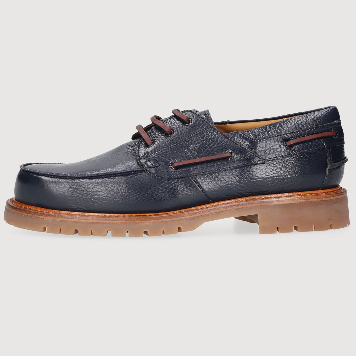 Heinrich Dinkelacker Herren Bootsschuh Miami Plain Blau