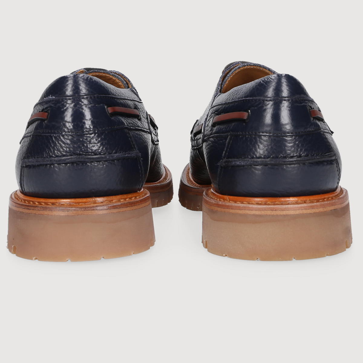 Heinrich Dinkelacker Herren Bootsschuh Miami Plain Blau