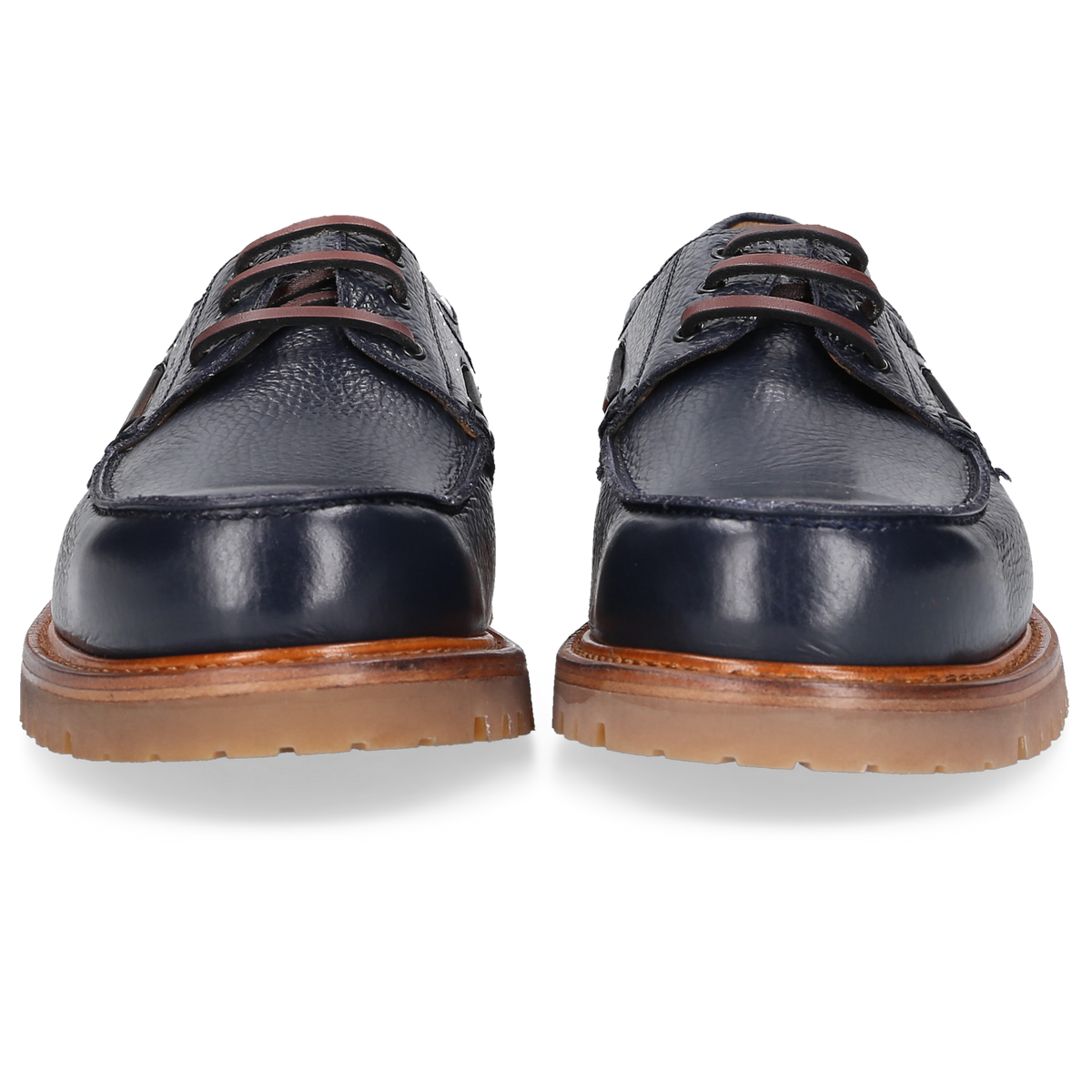 Heinrich Dinkelacker Men's Boat Shoe Miami Plain Blue