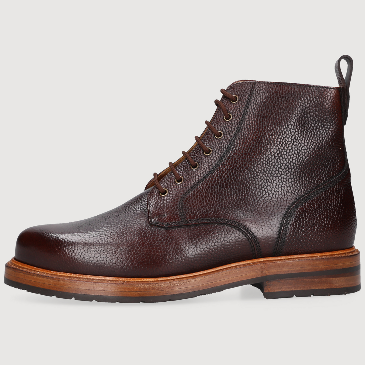 Heinrich Dinkelacker Herren Boot Buda Plain Dunkelbraun