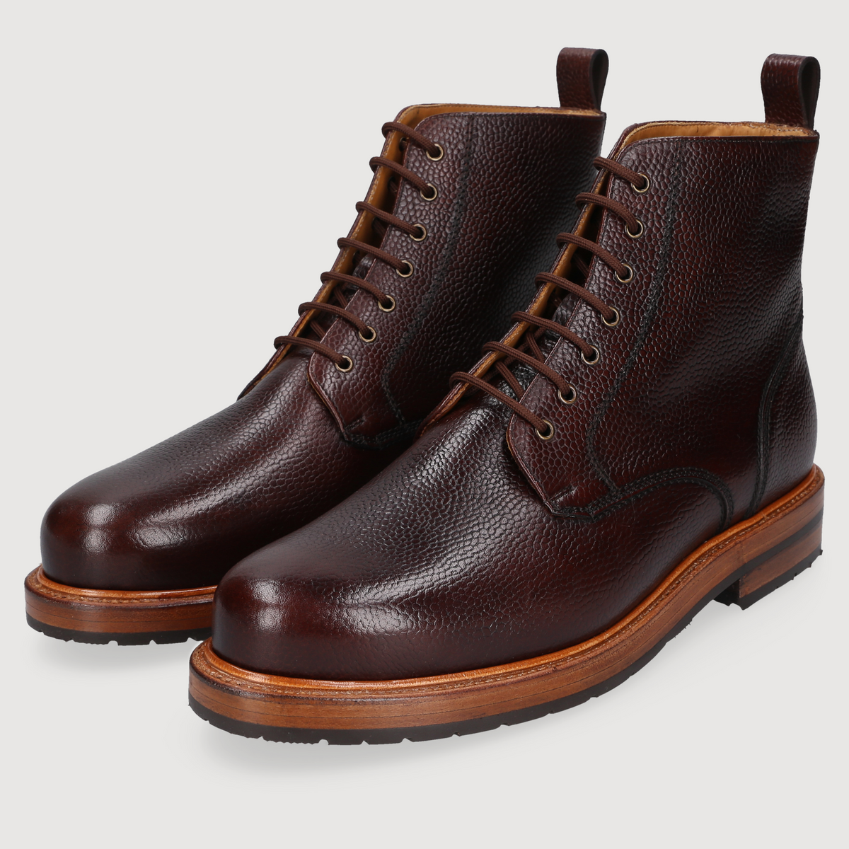 Heinrich Dinkelacker Herren Boot Buda Plain Dunkelbraun