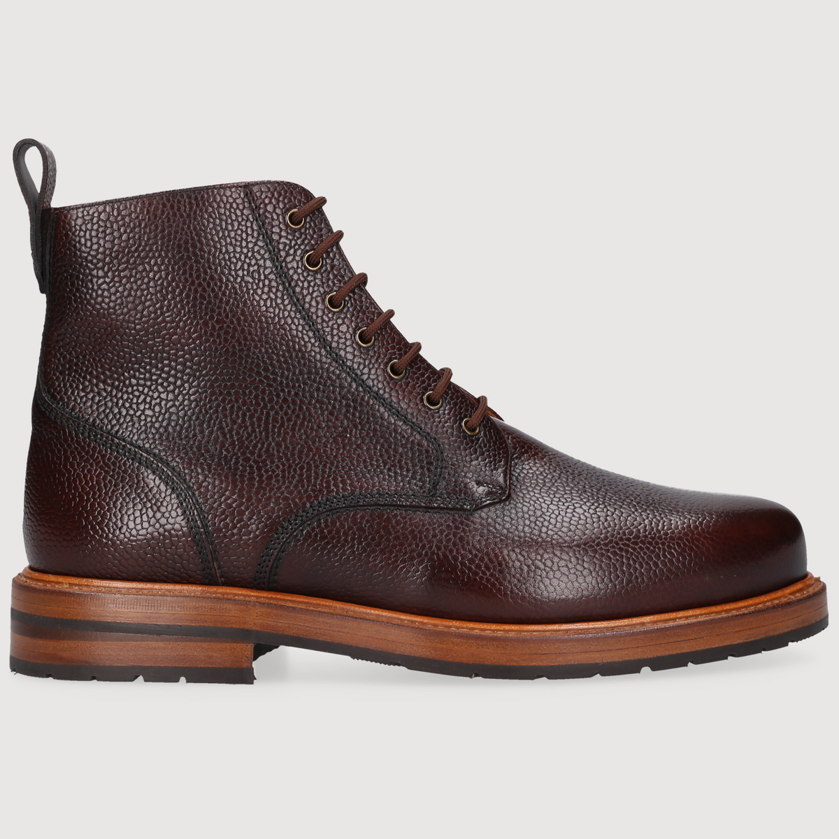 Heinrich Dinkelacker Herren Boot Buda Plain Dunkelbraun