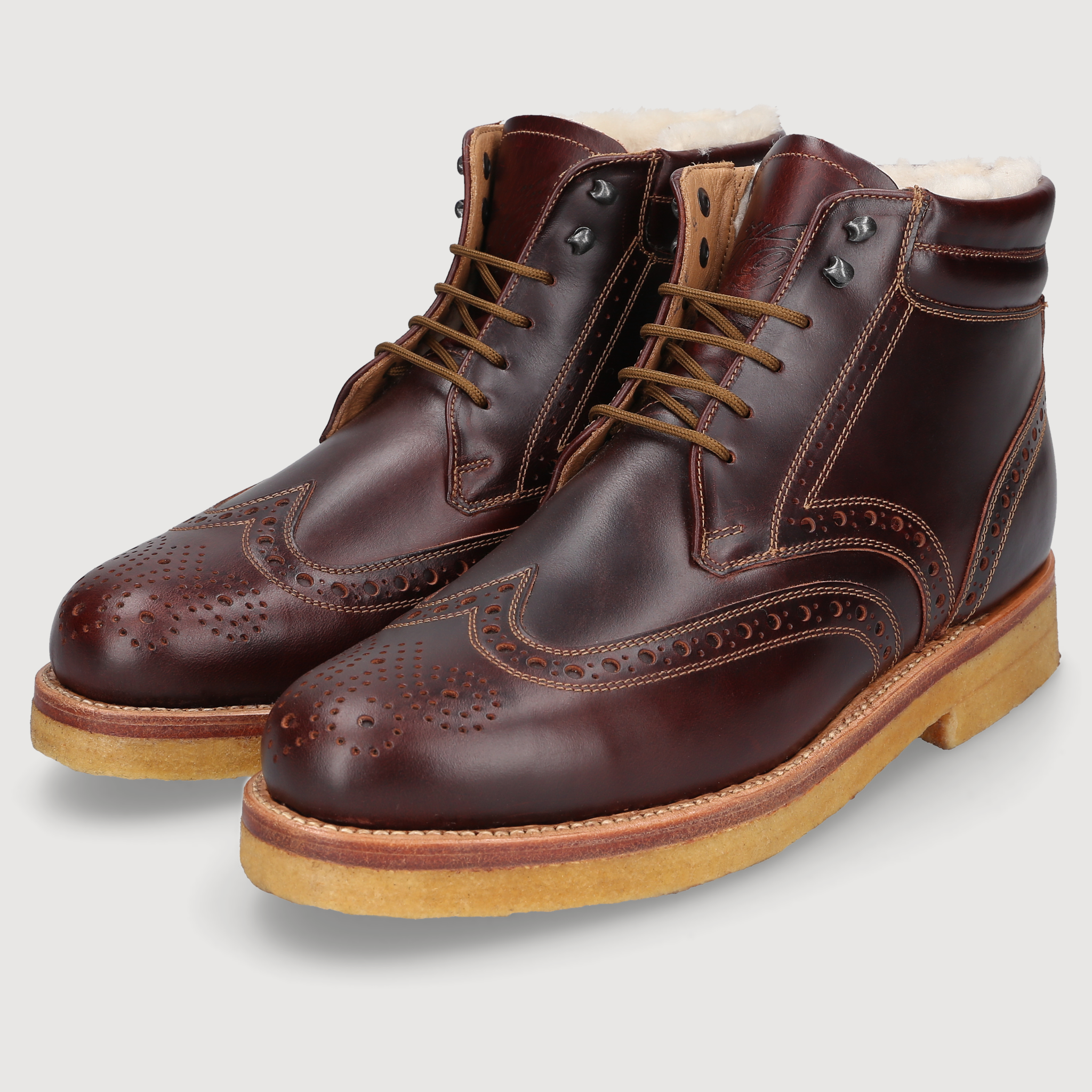 Heinrich Dinkelacker Herren Boot Buda Full-Brogue Amarate
