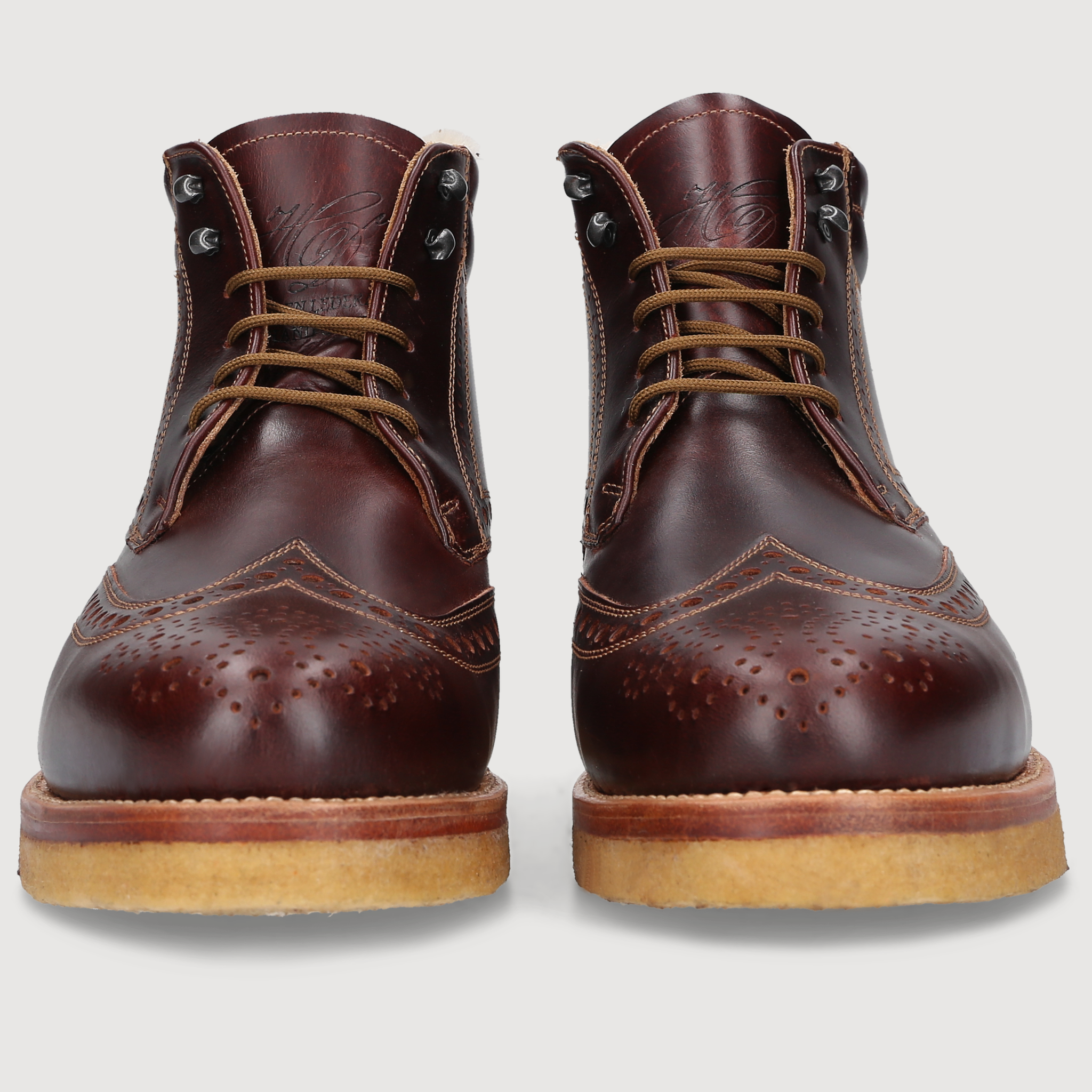 Heinrich Dinkelacker Herren Boot Buda Full-Brogue Amarate