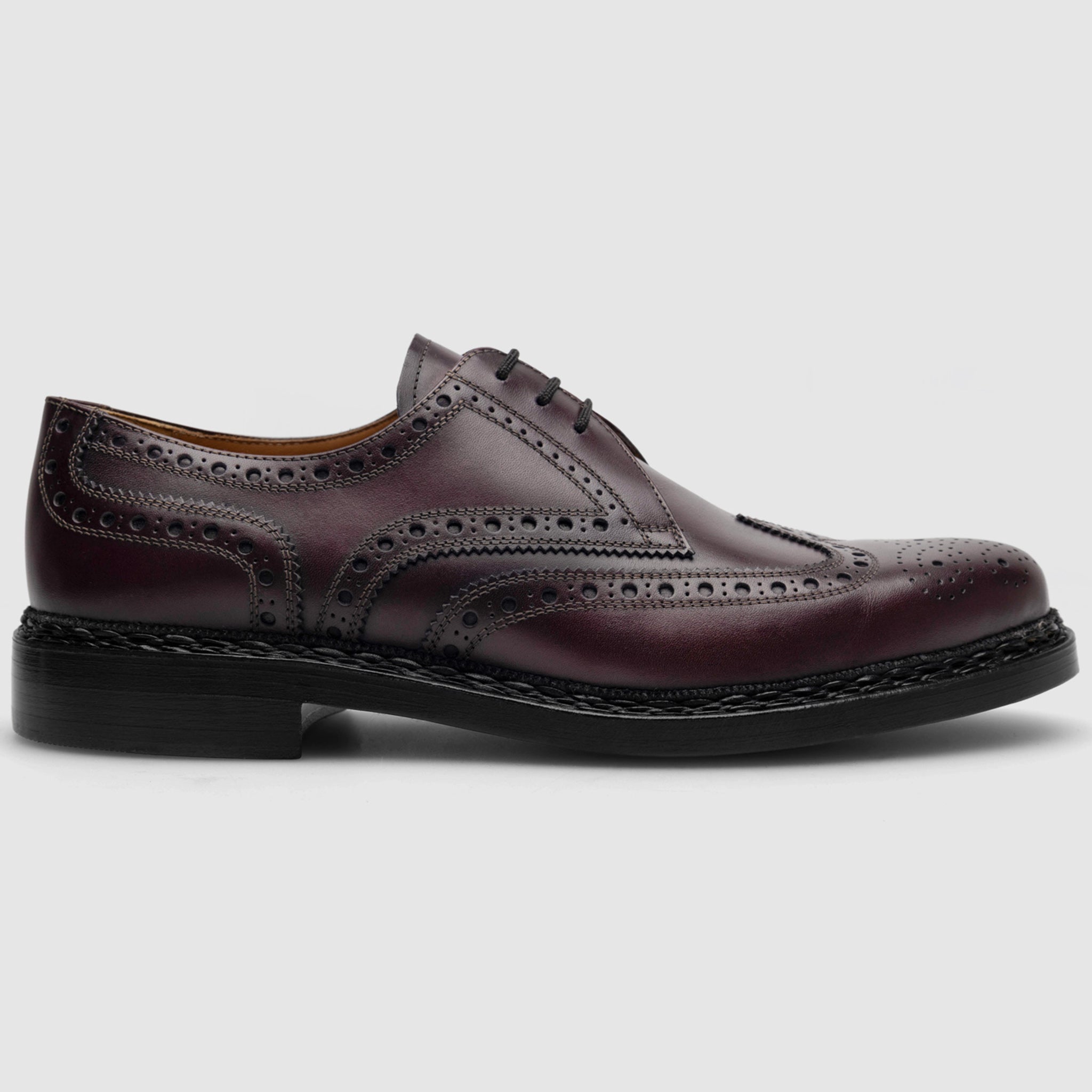 Heinrich Dinkelacker Herren Buda Full-Brogue BC - Bordeaux