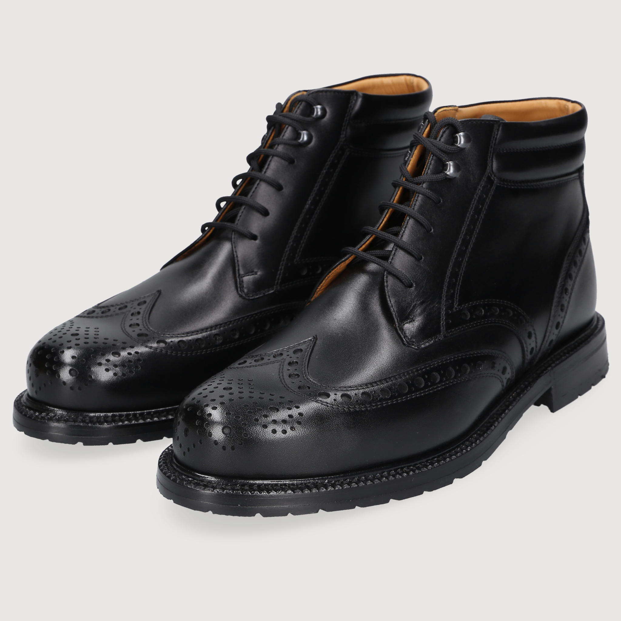 Heinrich Dinkelacker Men's Buda Full Brogue BC - Black