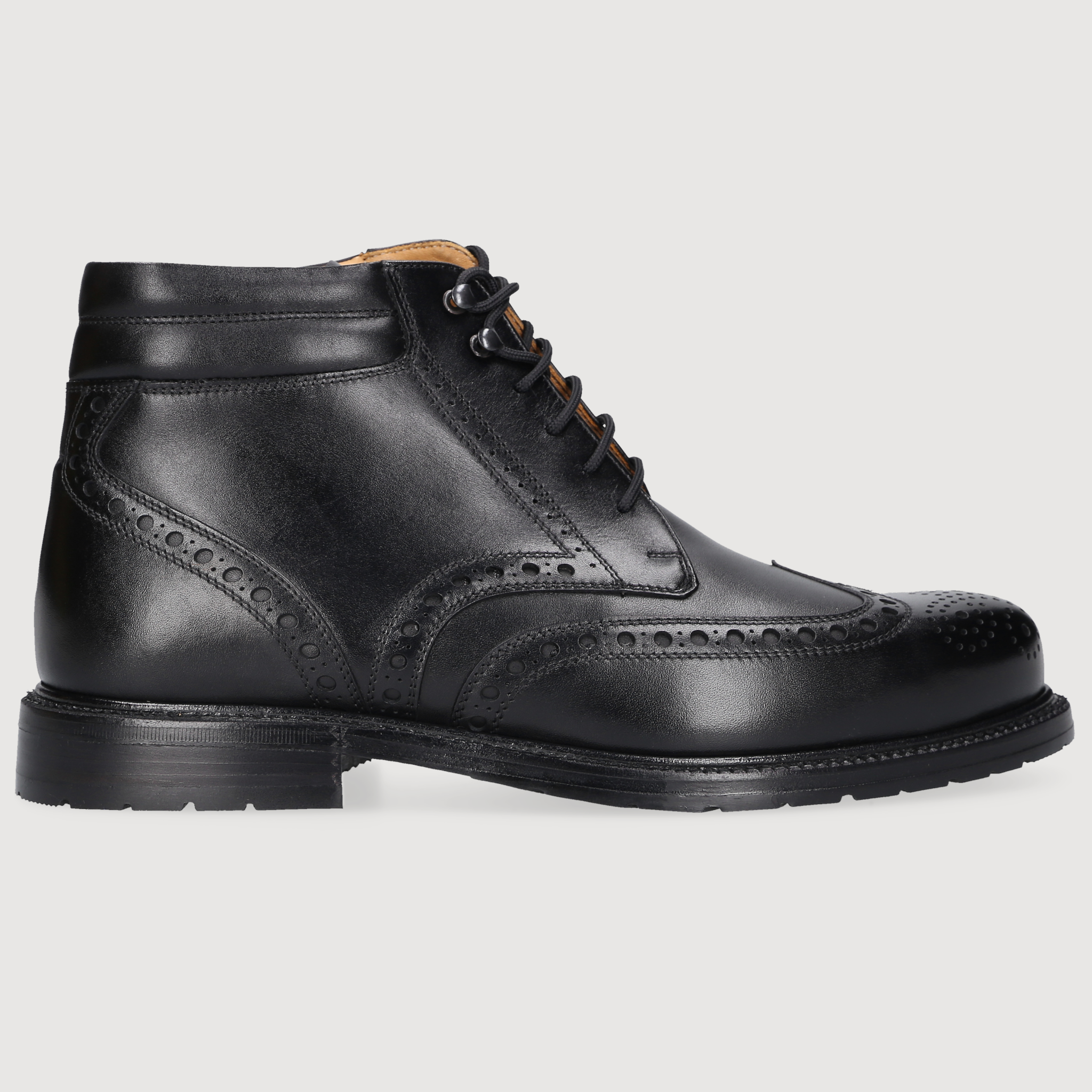 Heinrich Dinkelacker Men's Buda Full Brogue BC - Black