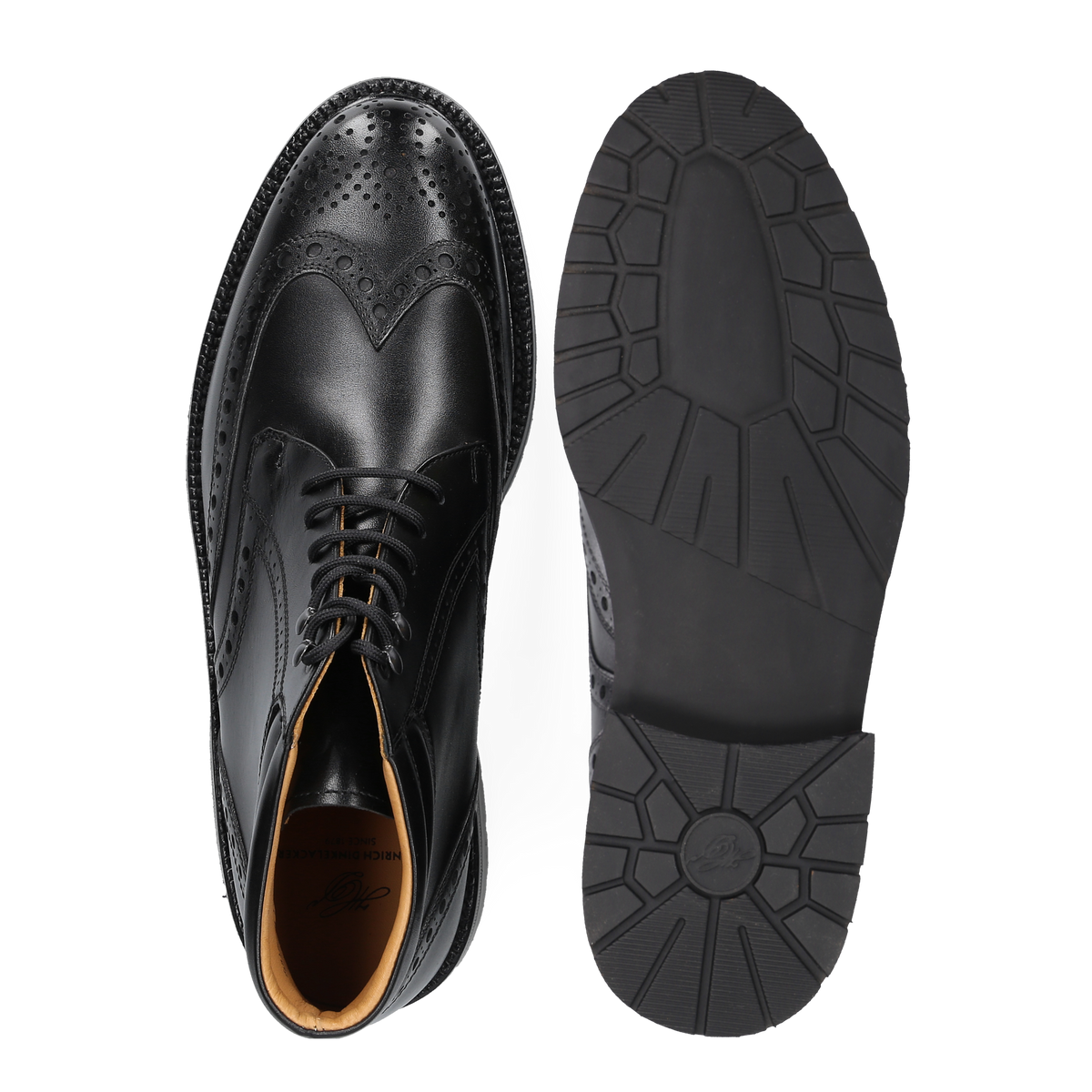 Buda Full Brogue BC - Schwarz