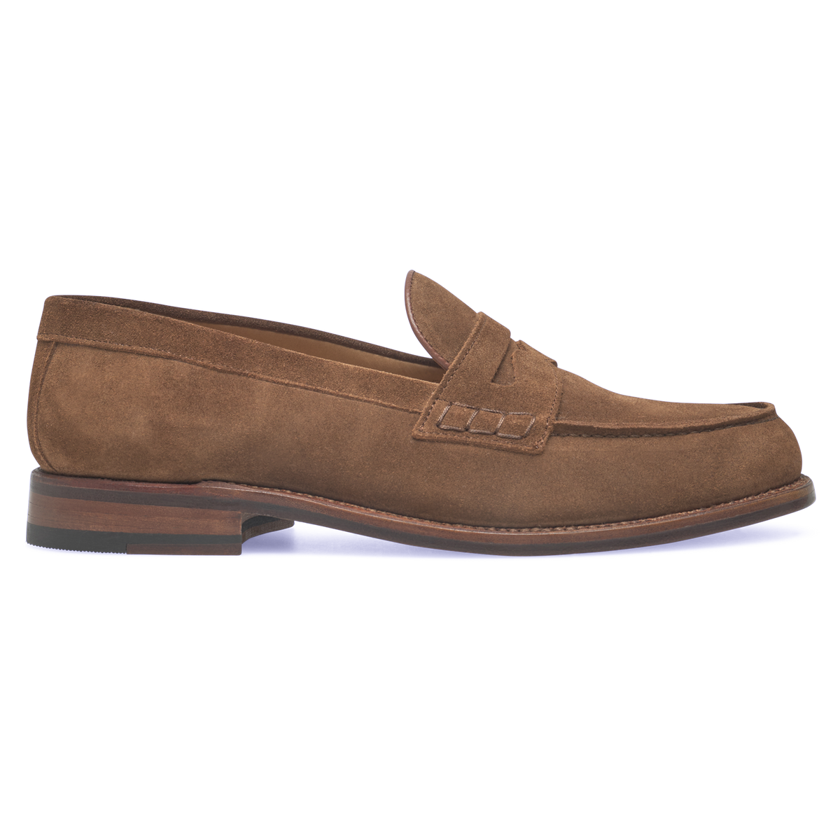 Heinrich Dinkelacker Herren Loafer Wien Plain V - Mittelbraun