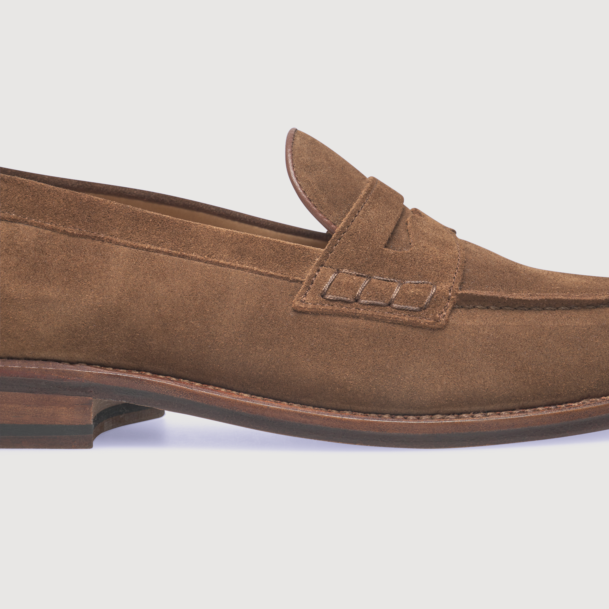 Heinrich Dinkelacker Herren Loafer Wien Plain V - Mittelbraun