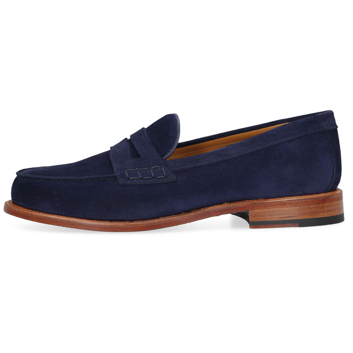 Heinrich Dinkelacker Men's Loafer Vienna Penny Blue