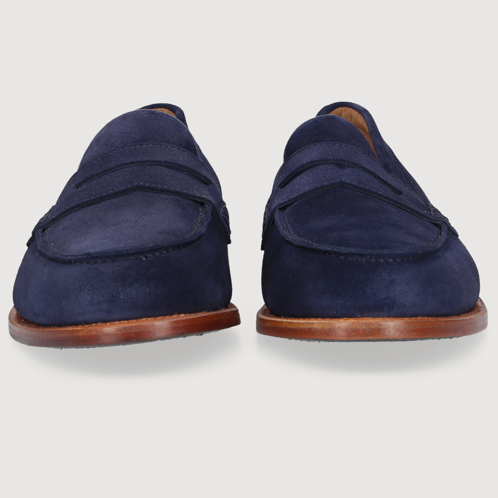 Heinrich Dinkelacker Men's Loafer Vienna Penny Blue