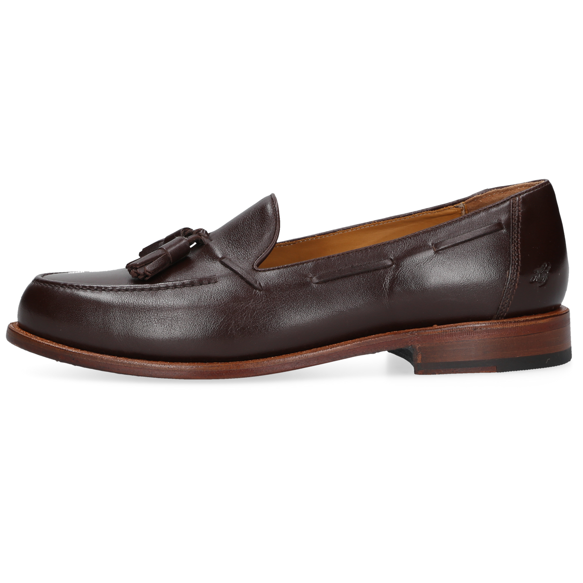 Heinrich Dinkelacker Men's Loafer Wien Tassel Dark Brown