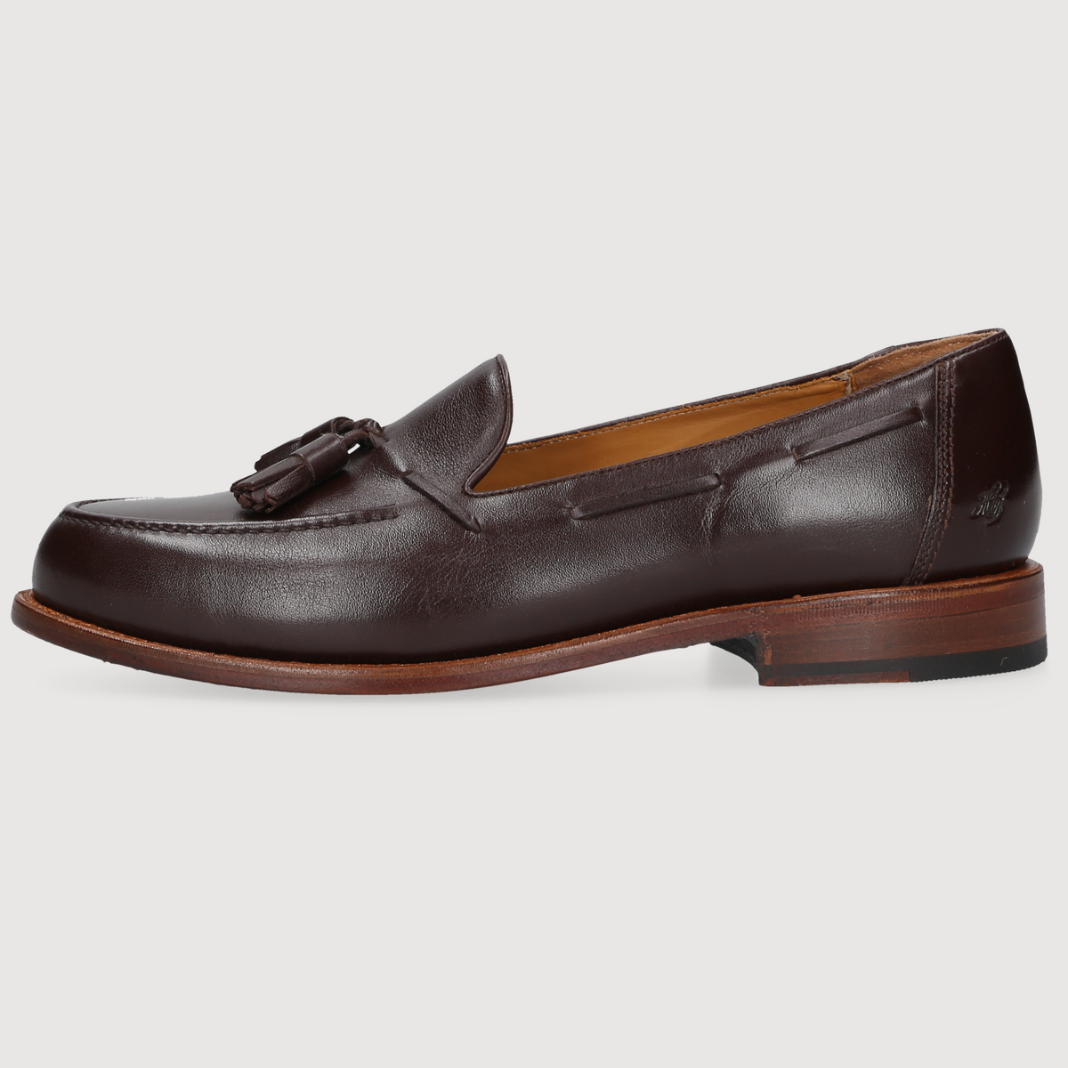 Heinrich Dinkelacker Herren Loafer Wien Tassel Dunkelbraun