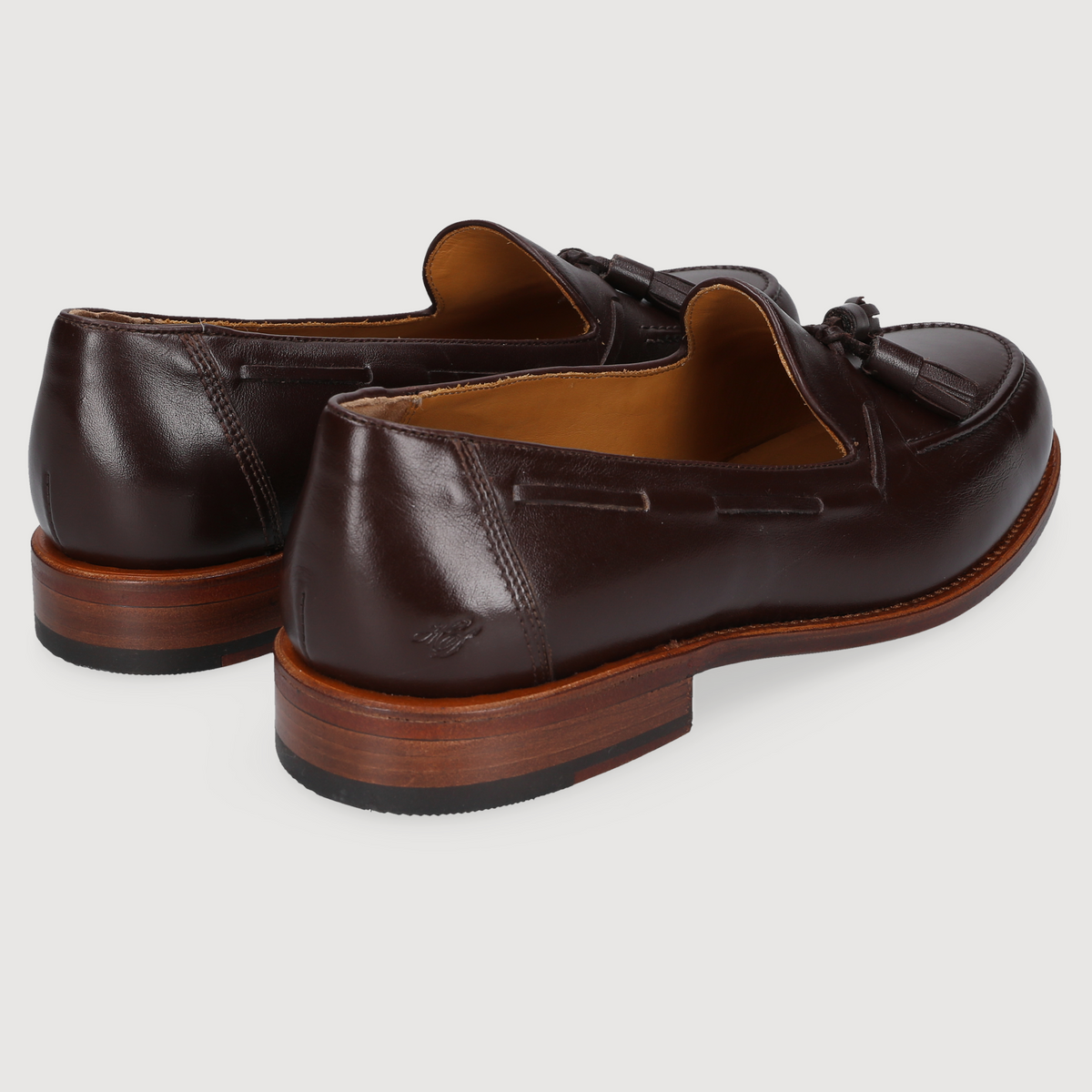 Heinrich Dinkelacker Herren Loafer Wien Tassel Dunkelbraun