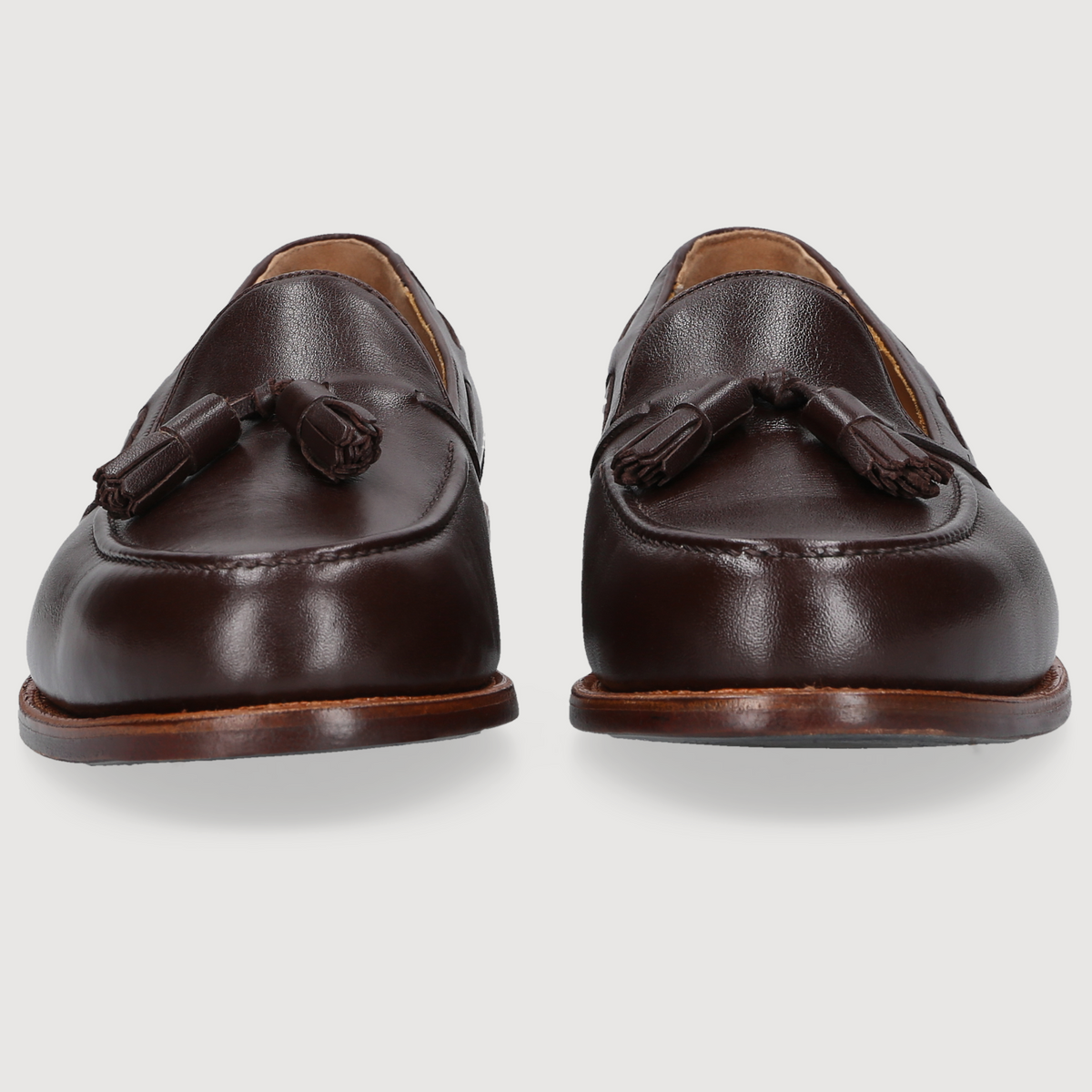 Heinrich Dinkelacker Herren Loafer Wien Tassel Dunkelbraun