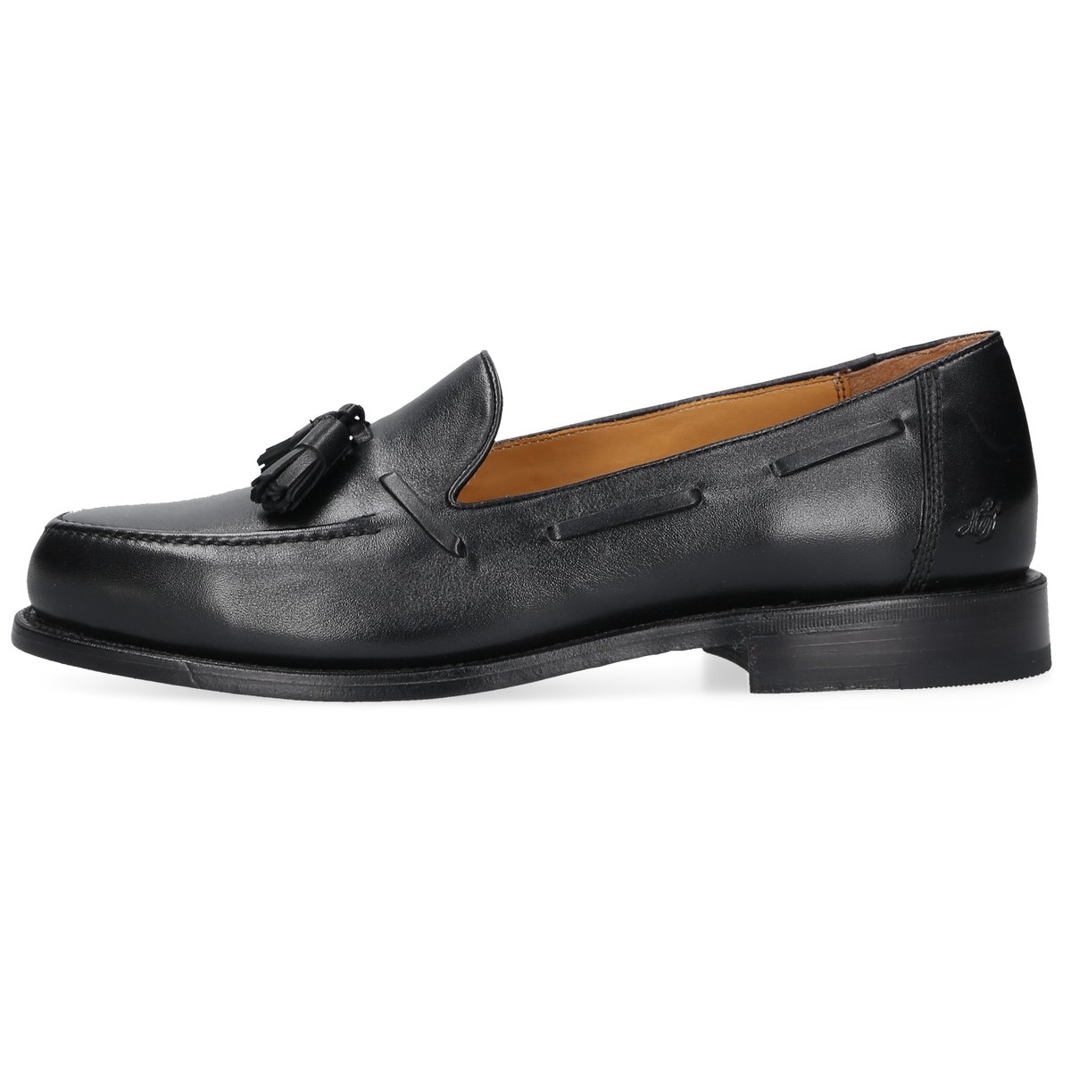 Heinrich Dinkelacker Men's Loafer Wien Tassel Black